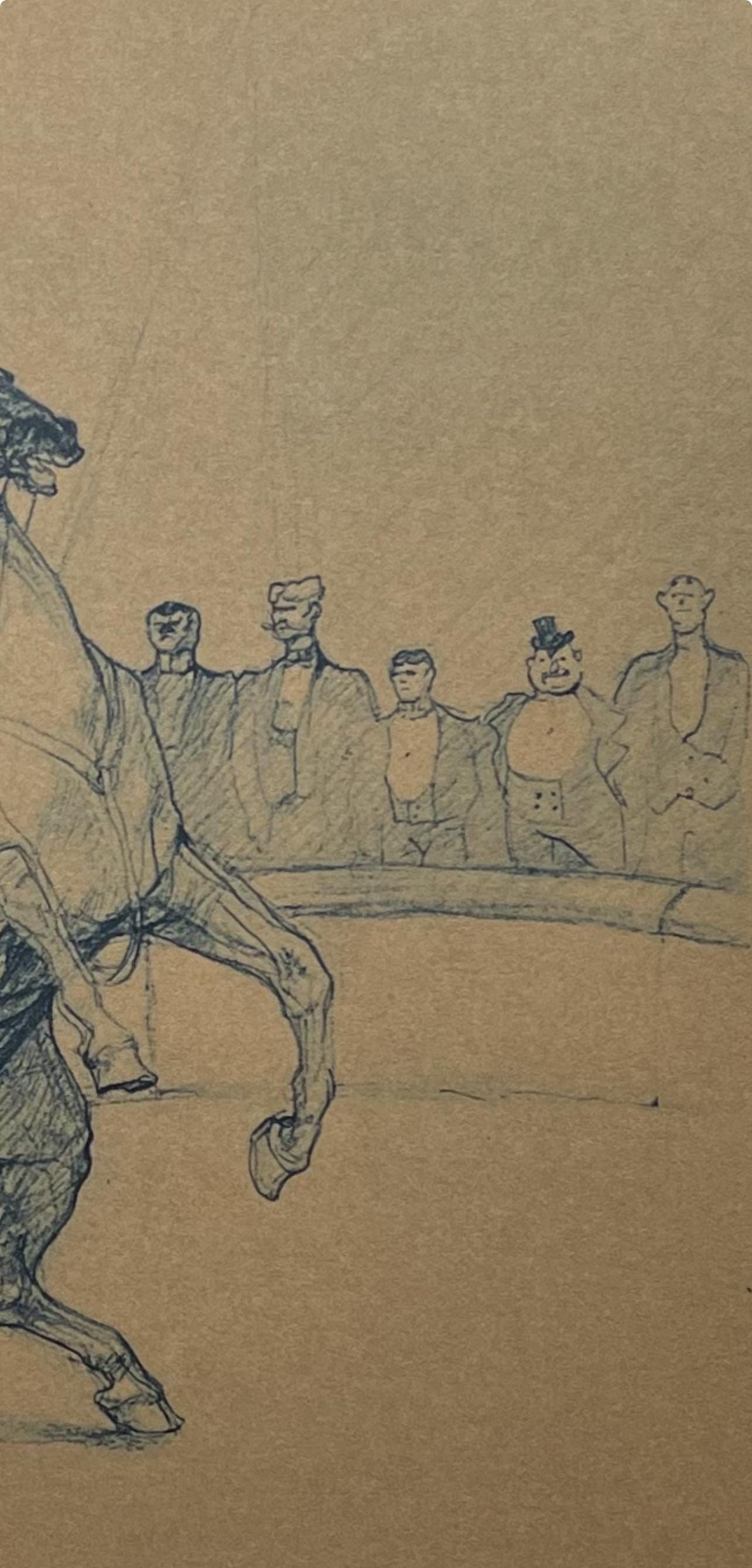 Henri de Toulouse-Lautrec, Haute École Equestrienne: Pointage, Henri de Toulouse-Lautrec, At the Circus, Limited Edition Lithograph