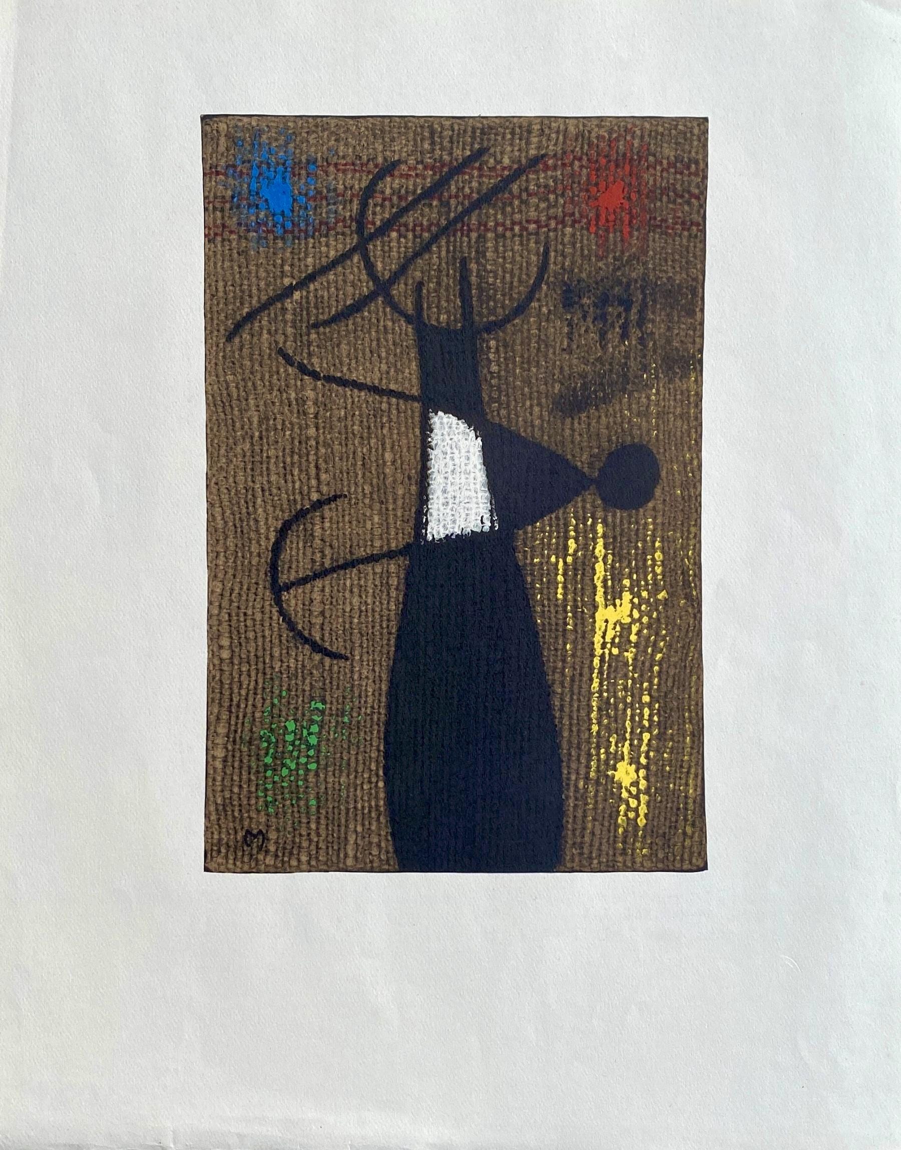 Joan Miró, Composition (Cramer 105), Femmes, Limited Edition Héliogravure