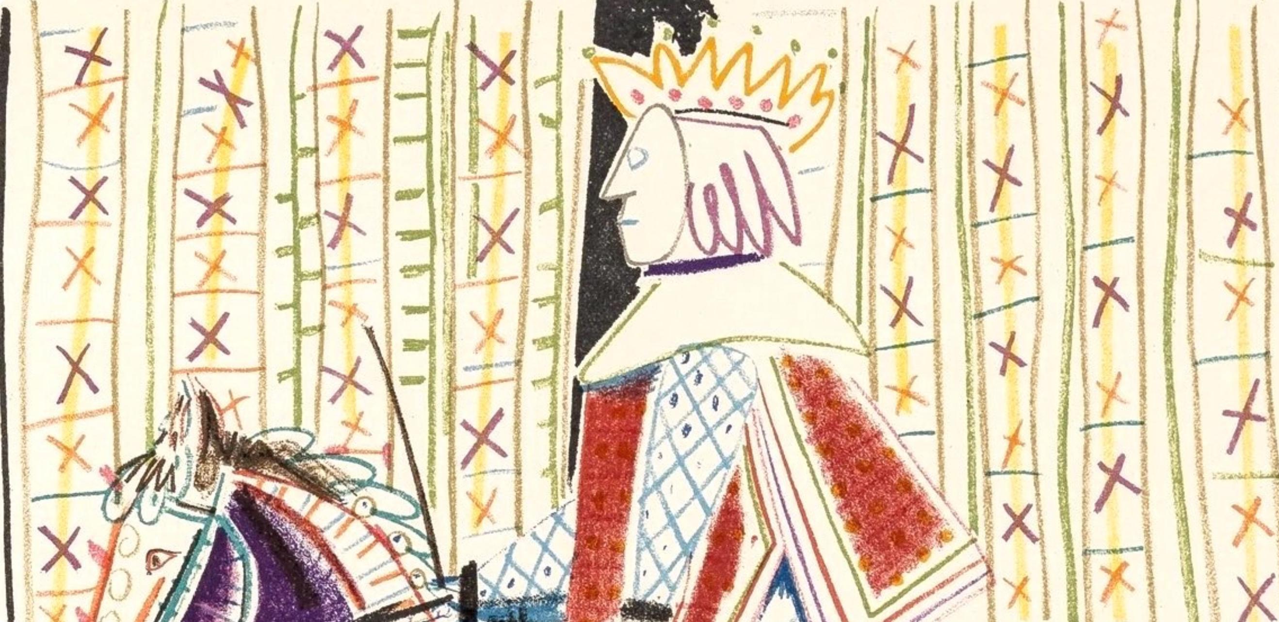 Pablo Picasso, Composition, Picasso and the Human Comedy, Verve: Revue Artistique et Littéraire, Limited Edition Lithograph