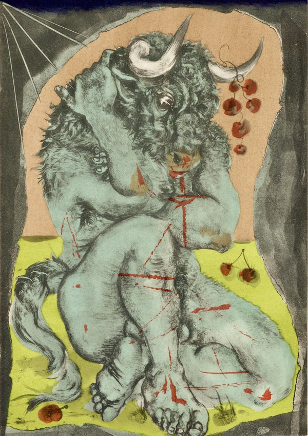 Pierre-Yves Trémois, Initiation, Vins, Fleurs et Flammes, Limited Edition Lithograph