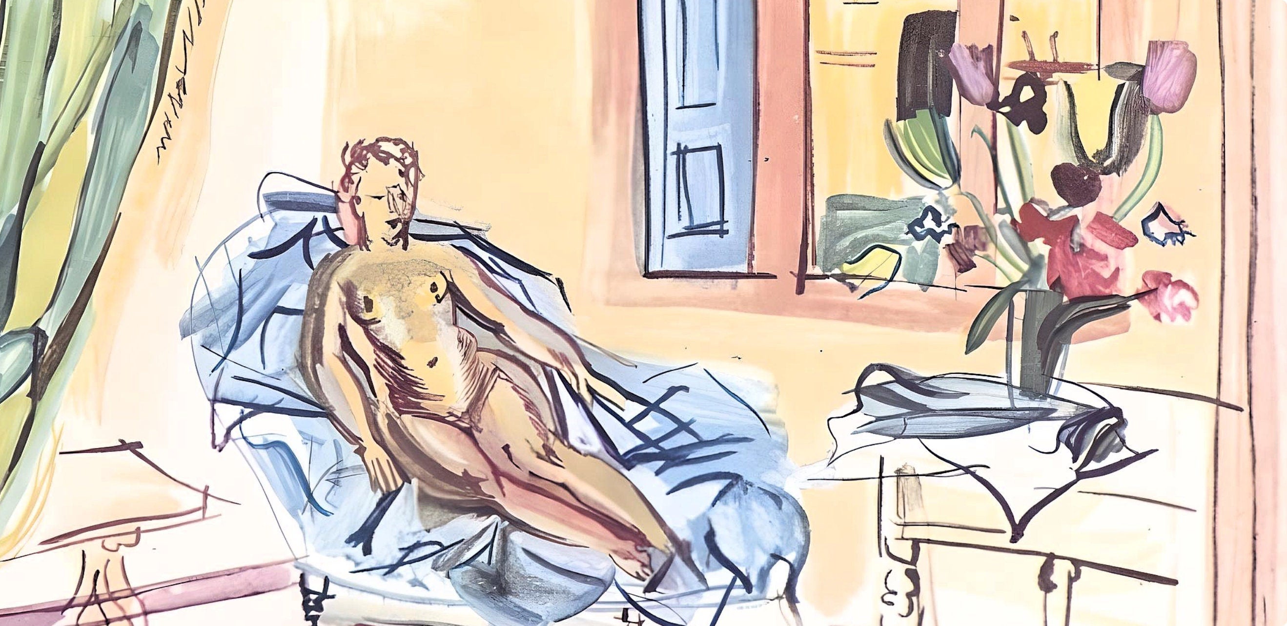 Raoul Dufy, L'atelier de Perpignan, Vacances forcées