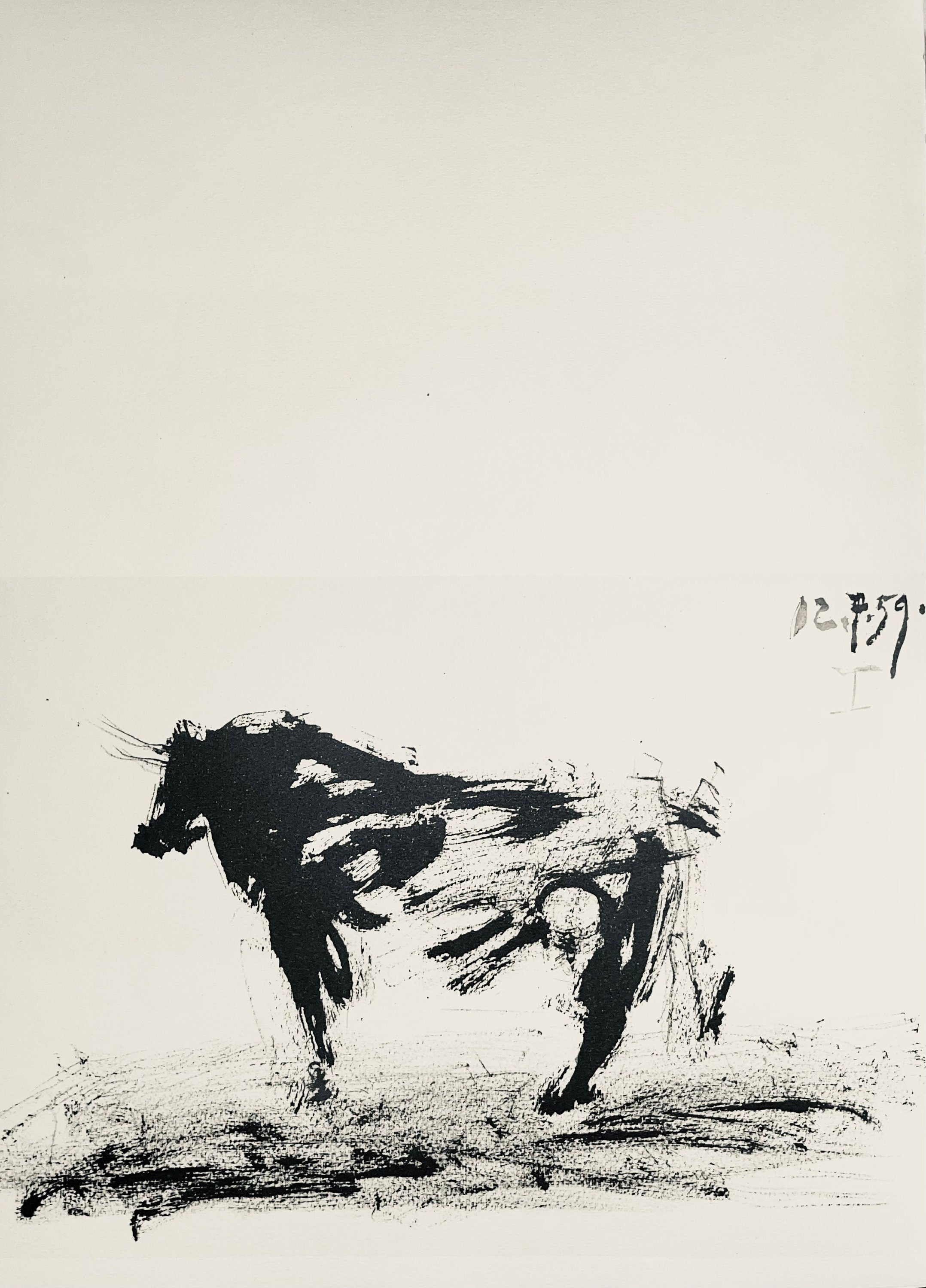 Pablo Picasso, Composition (Bloch 1276; Czwiklitzer 23), Toros y Toreros, Limited Edition Lithograph