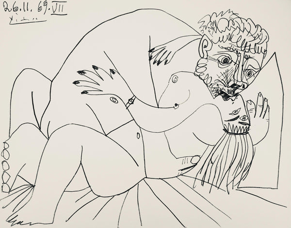 Pablo Picasso, Composition (Orozco 193-204), Au Baiser D'Avignon, Limited Edition Lithograph