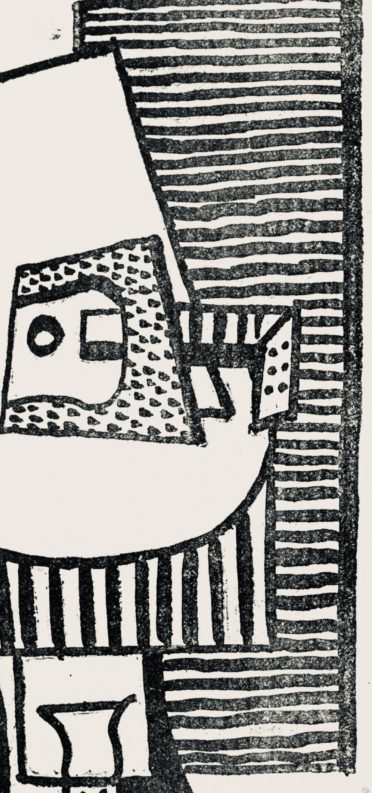 Pablo Picasso, Composition (Horodisch: No. D5; Orozco No. 17), Feu de Joie, Limited Edition Woodcut