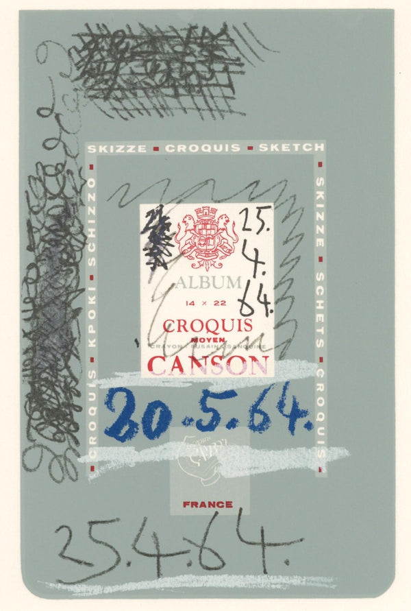 Pablo Picasso, Composition, Le Goût du Bonheur (Cramer 148; Bloch 2013), Limited Edition Mixed Media Lithograph