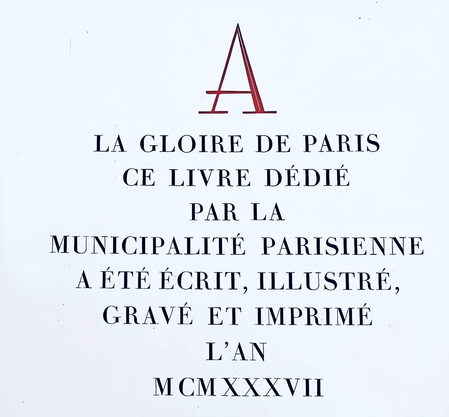 Maurice de Vlaminck, Rue de la Glacière, A La gloire à Paris, Limited Edition Etching