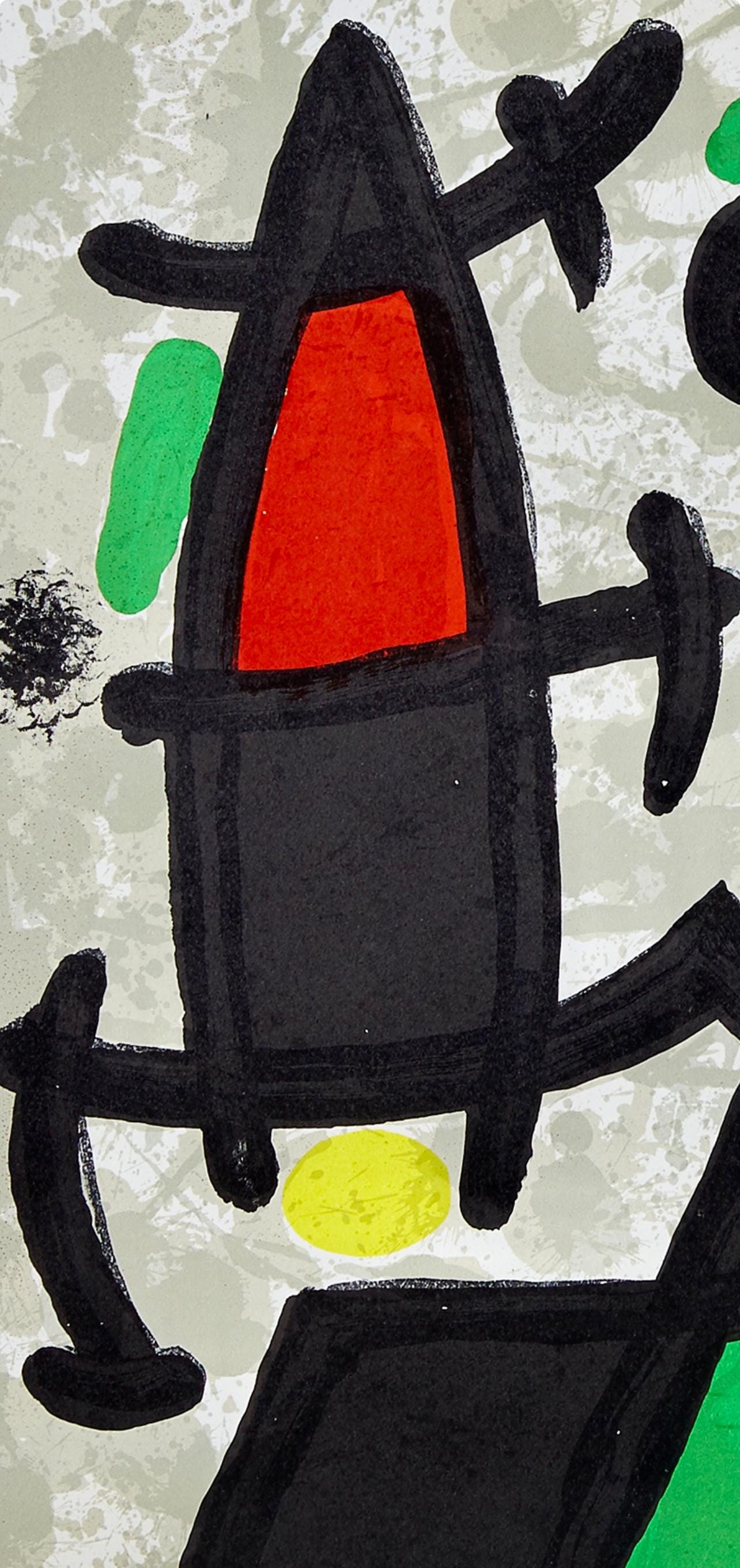 Joan Miró, Composition, Derrière le miroir, Limited Edition Lithograph