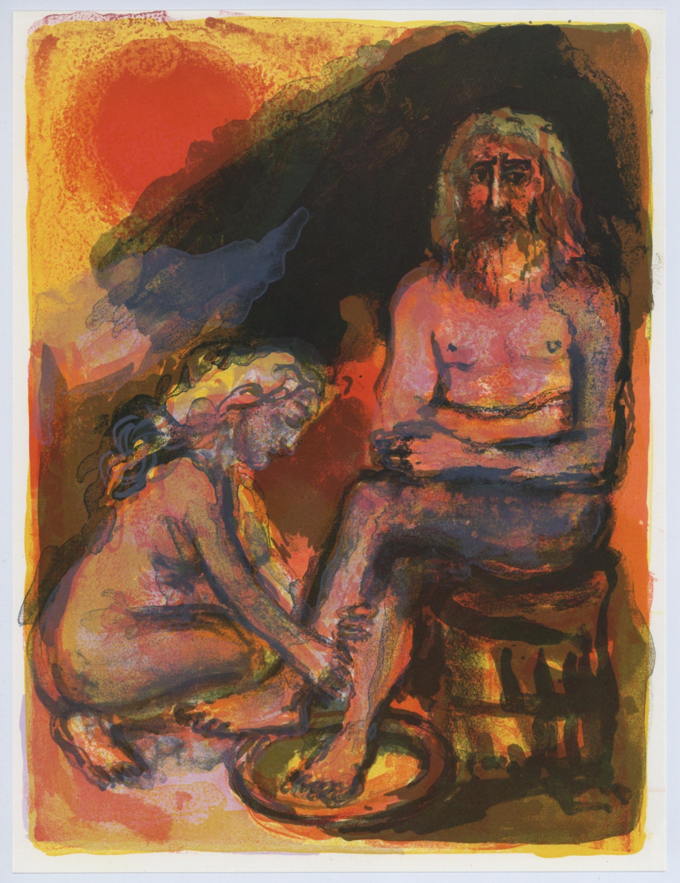 Walter Spitzer, Composition, L'Odyssée, Limited Edition Lithograph