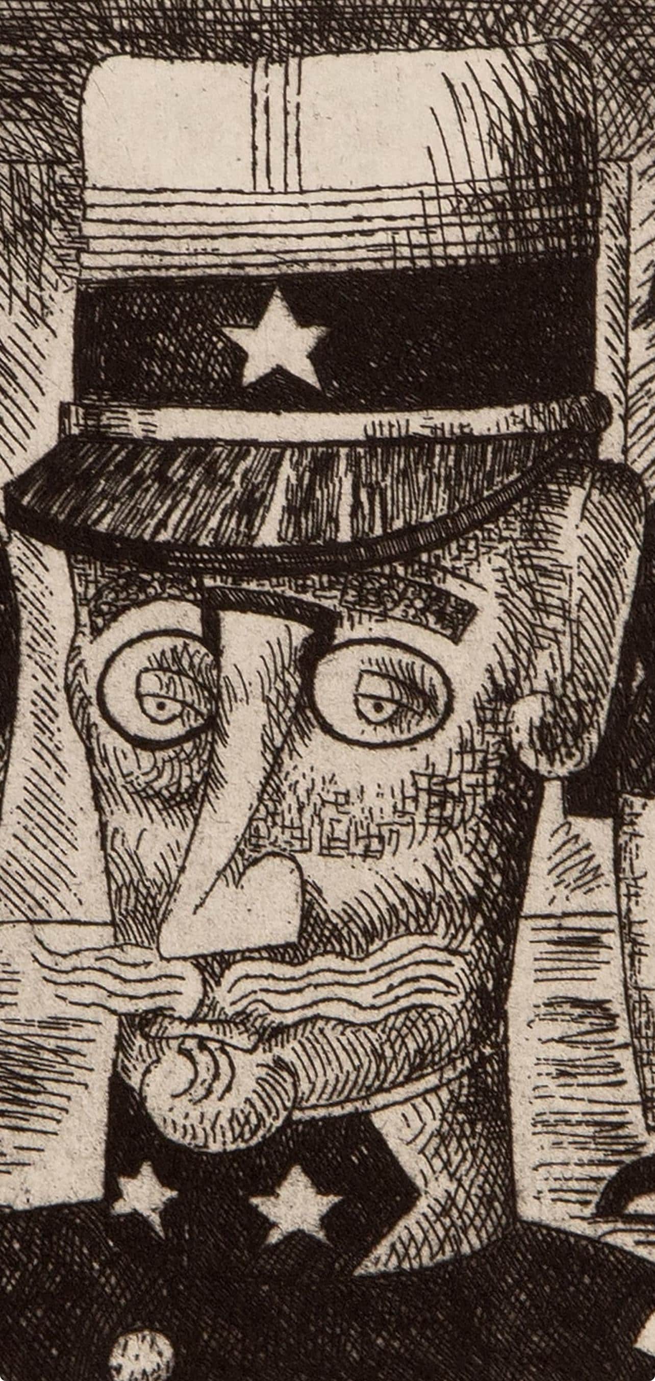 Marcel Gromaire, Composition, Vers un monde volage, Limited Edition Etching