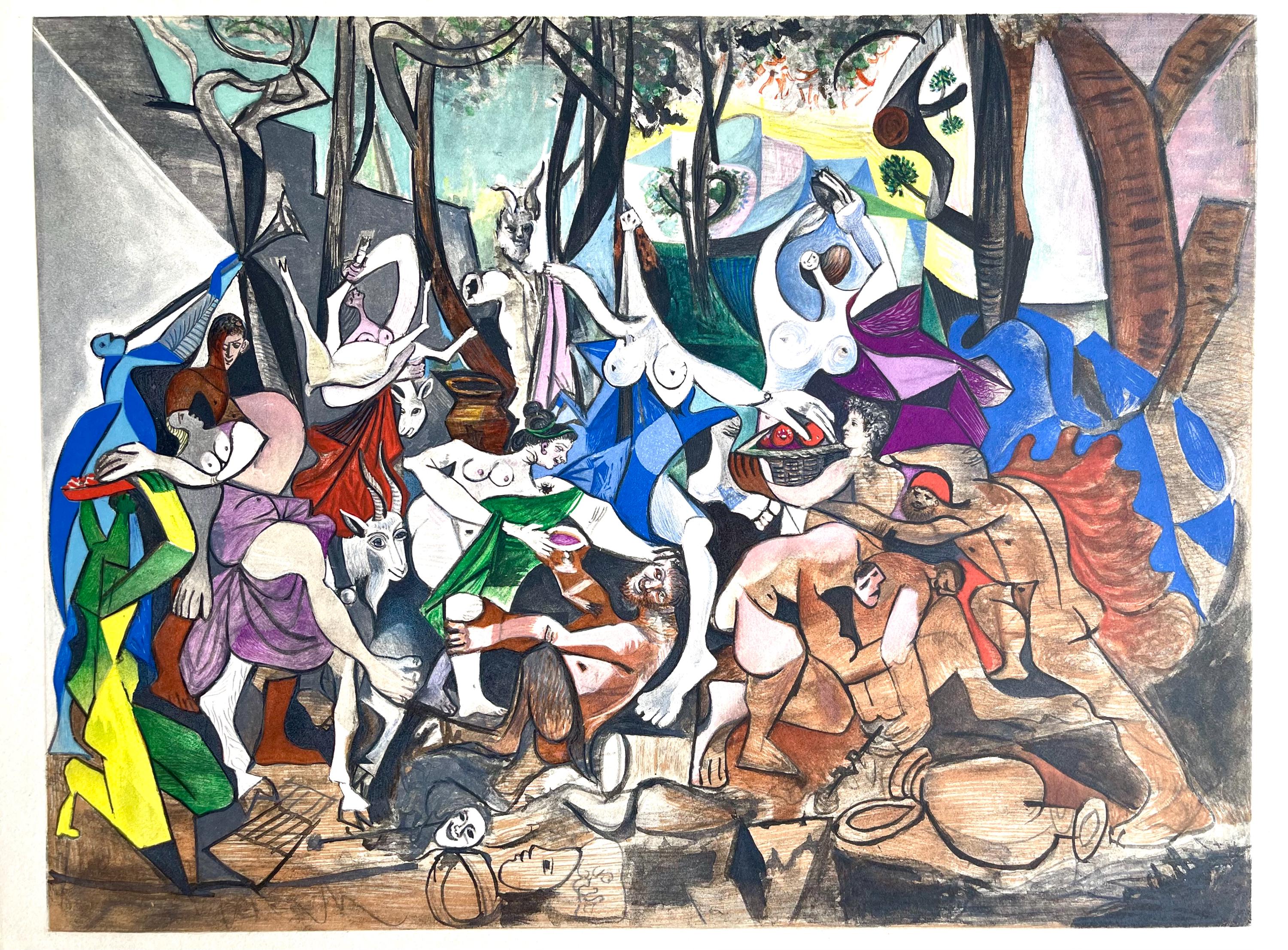 Pablo Picasso, Composition (Cramer 88), Dans l'Atelier de Picasso, Limited Edition Lithograph