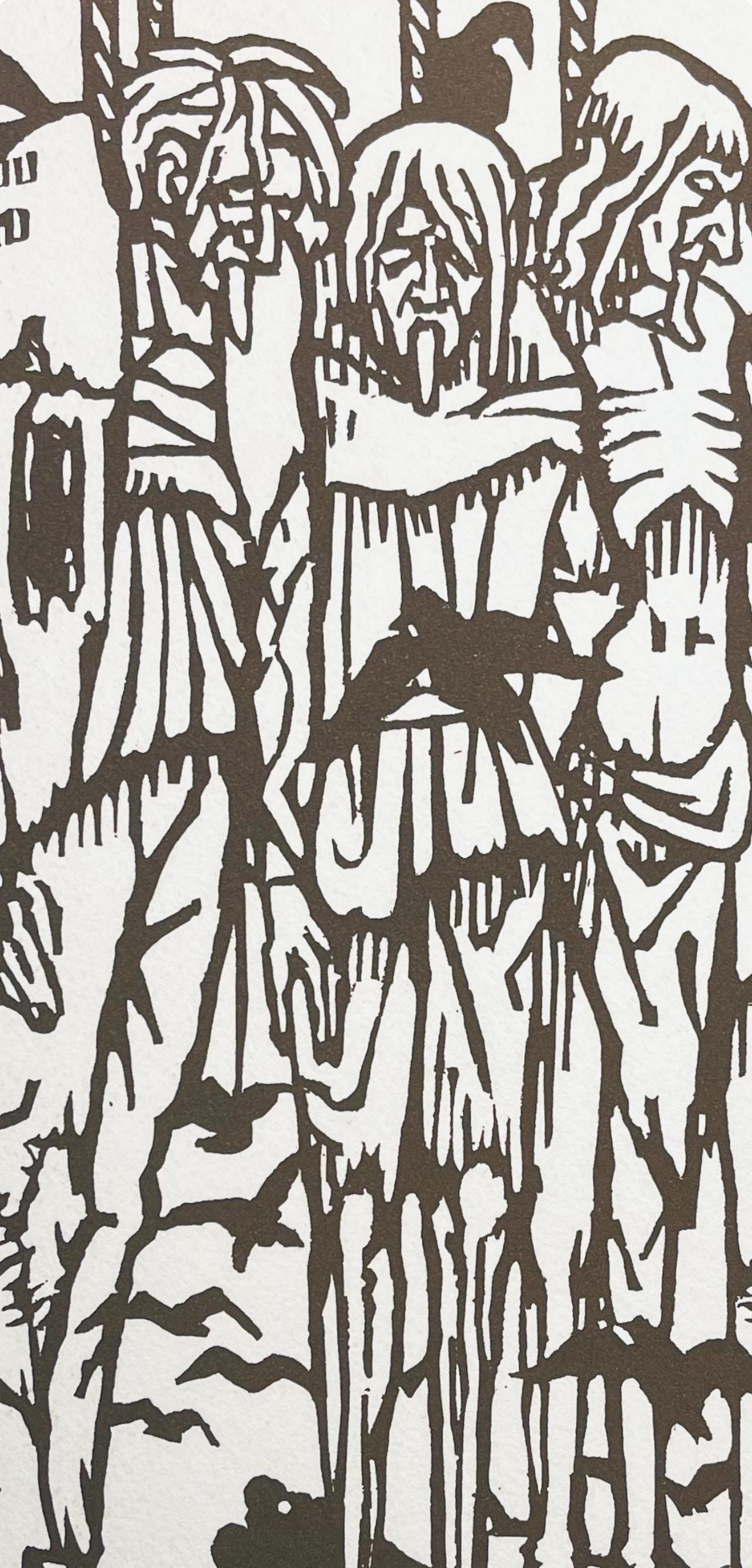 Émile Bernard, Composition, Éloge de Émile Bernard, Limited Edition Woodcut