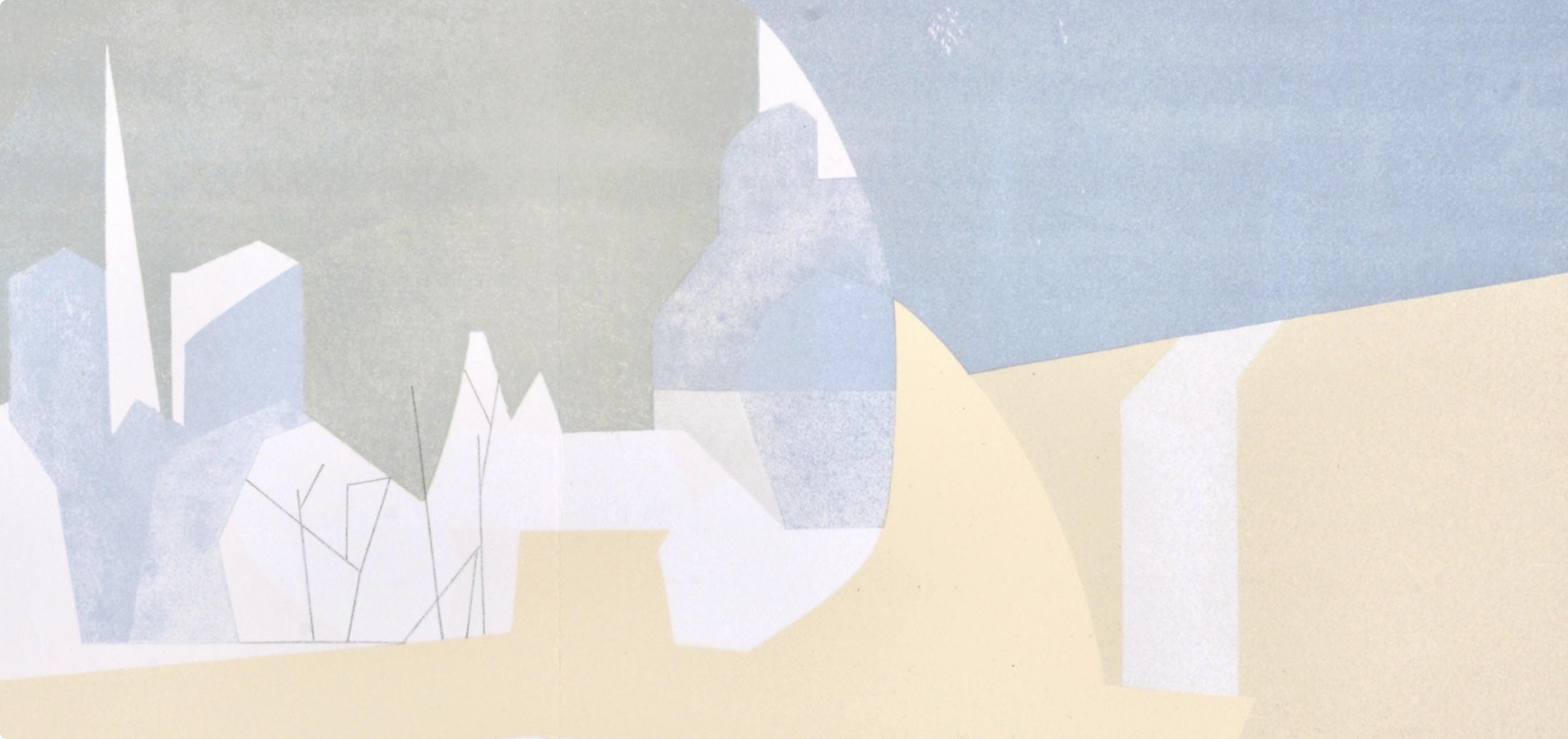 André Beaudin, Ville et paquebot, Regards sur Paris, Limited Edition Lithograph