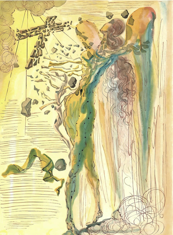 Salvador Dali, The Apparition of Dante’s Ancestor (Michler/Löpsinger 1039-1138; Field 189-200), La Divine Comédie, Limited Edition Woodcut