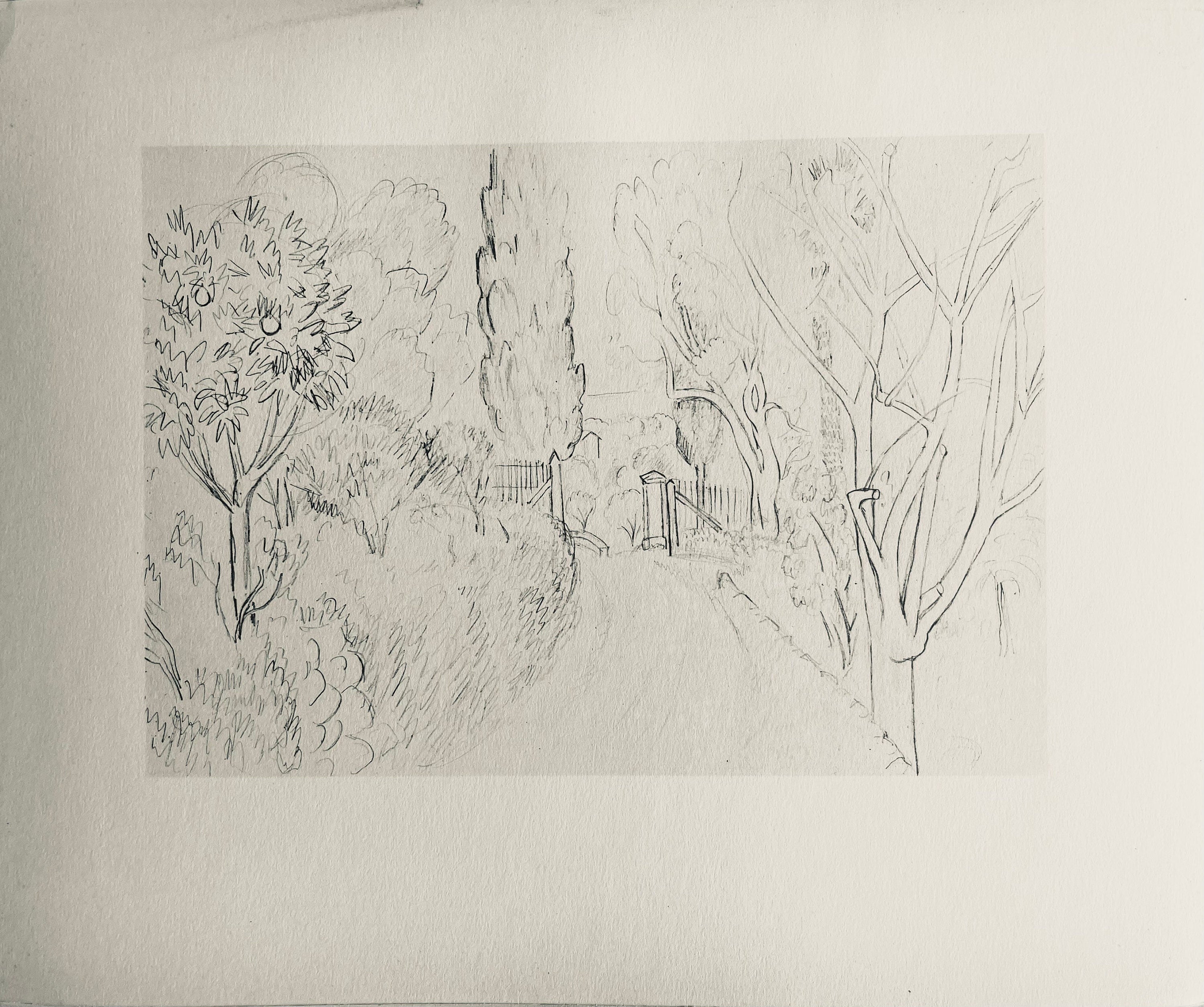 Henri Matisse, Composition (Dutel 3), Dessins de Henri-Matisse, Limited Edition Lithograph