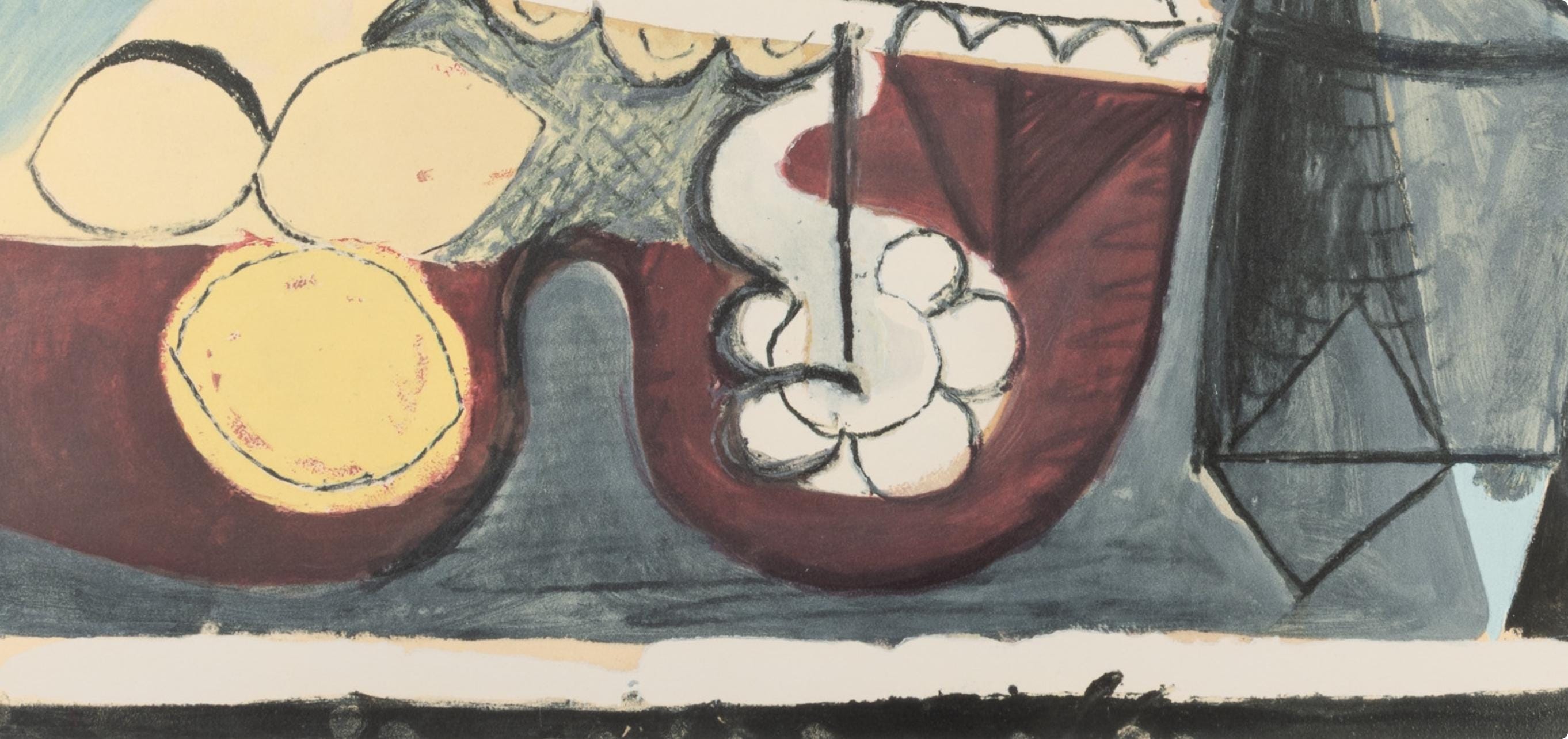 Pablo Picasso, Composition, Faunes et Flore d'Antibes, Limited Edition Lithograph