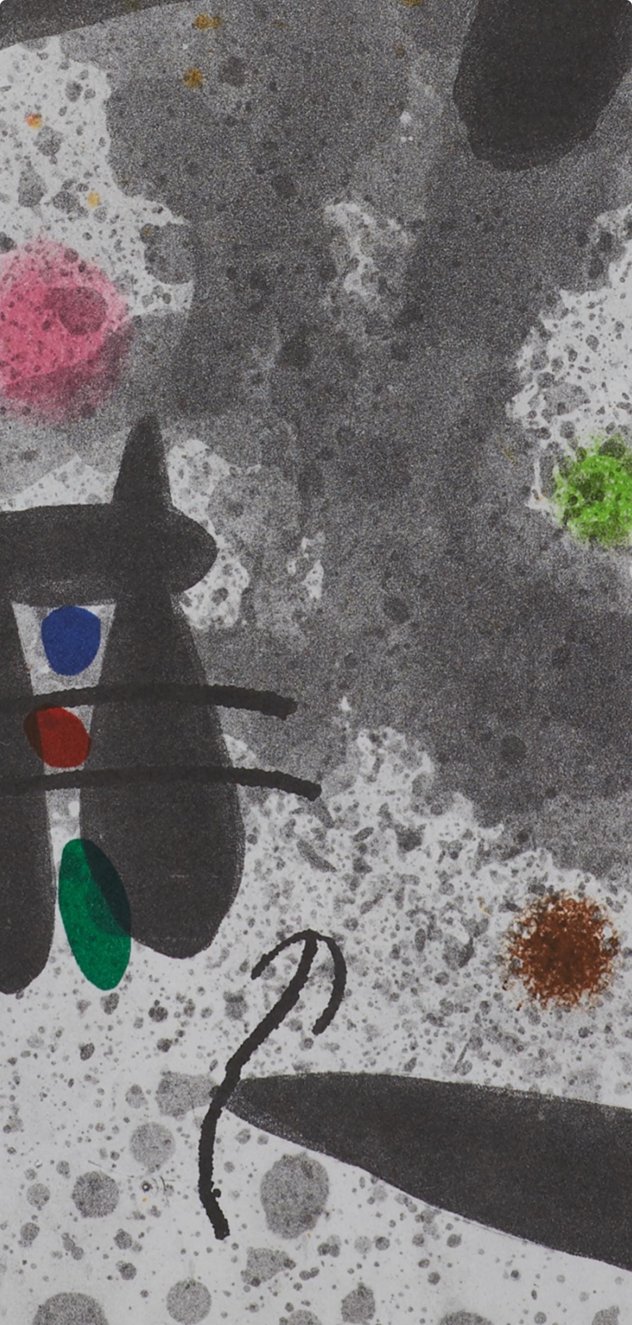 Joan Miró, Composition, Derrière le miroir, Limited Edition Lithograph