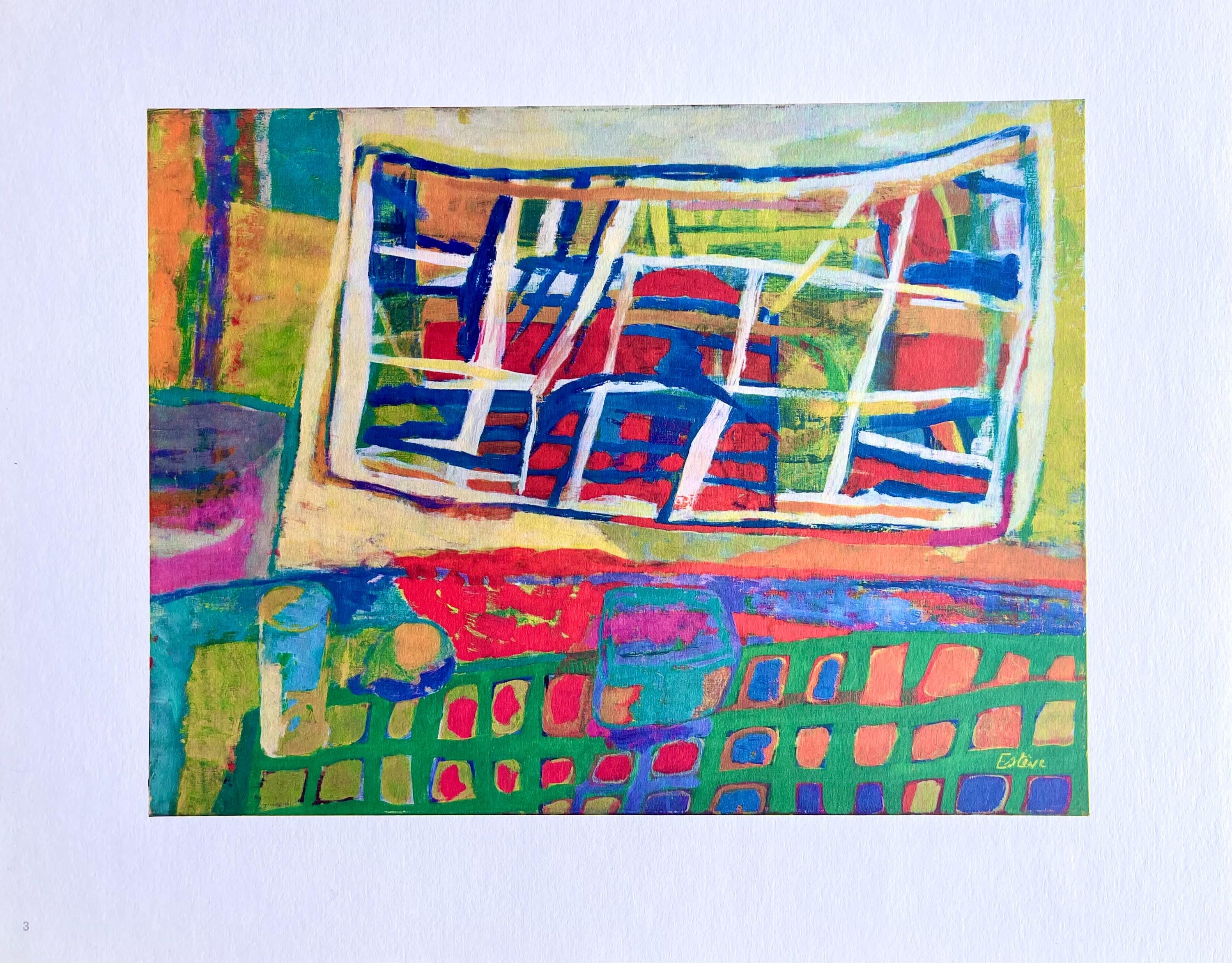 Maurice Estève, Composition, Maurice Estève, Peintres d'aujourd'hui, Limited Edition Lithograph