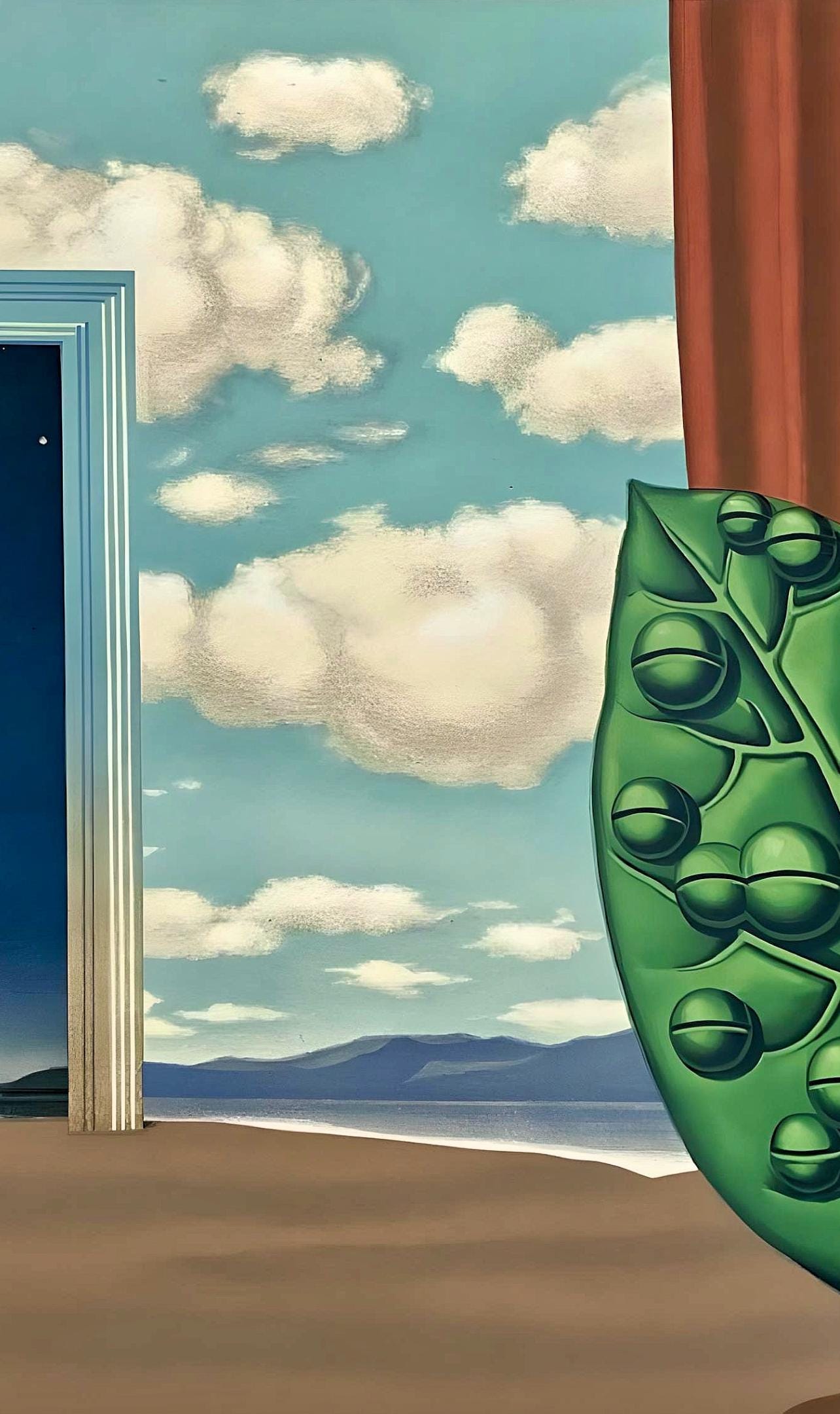 René Magritte, Une Porte s'ouvre sur la Nuit Veloutée, Les Enfants Trouvés de Magritte, Limited Edition Lithograph