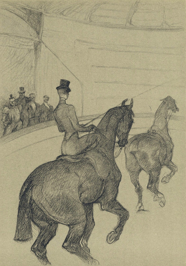 Henri de Toulouse-Lautrec, Écuyère de haute école, The Circus by Toulouse-Lautrec, Limited Edition Lithograph