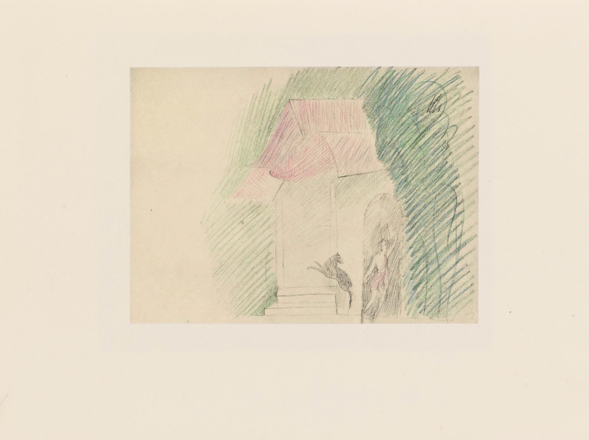 Marie Laurencin, Composition, Les Biches, Limited Edition Lithograph