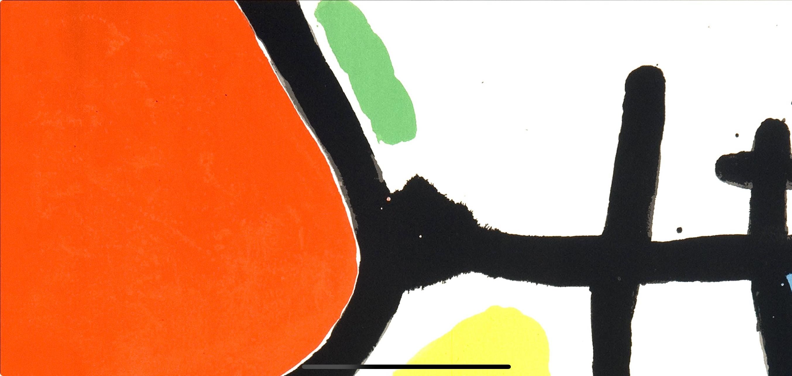 Joan Miró, Composition (Mourlot 872-881; Cramer 164), El tapís de Tarragona, Limited Edition Lithograph