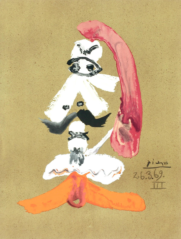 Pablo Picasso, Composition (Orozco 207-261), Vingt-Neuf Portraits Imaginaires, Limited Edition Lithograph