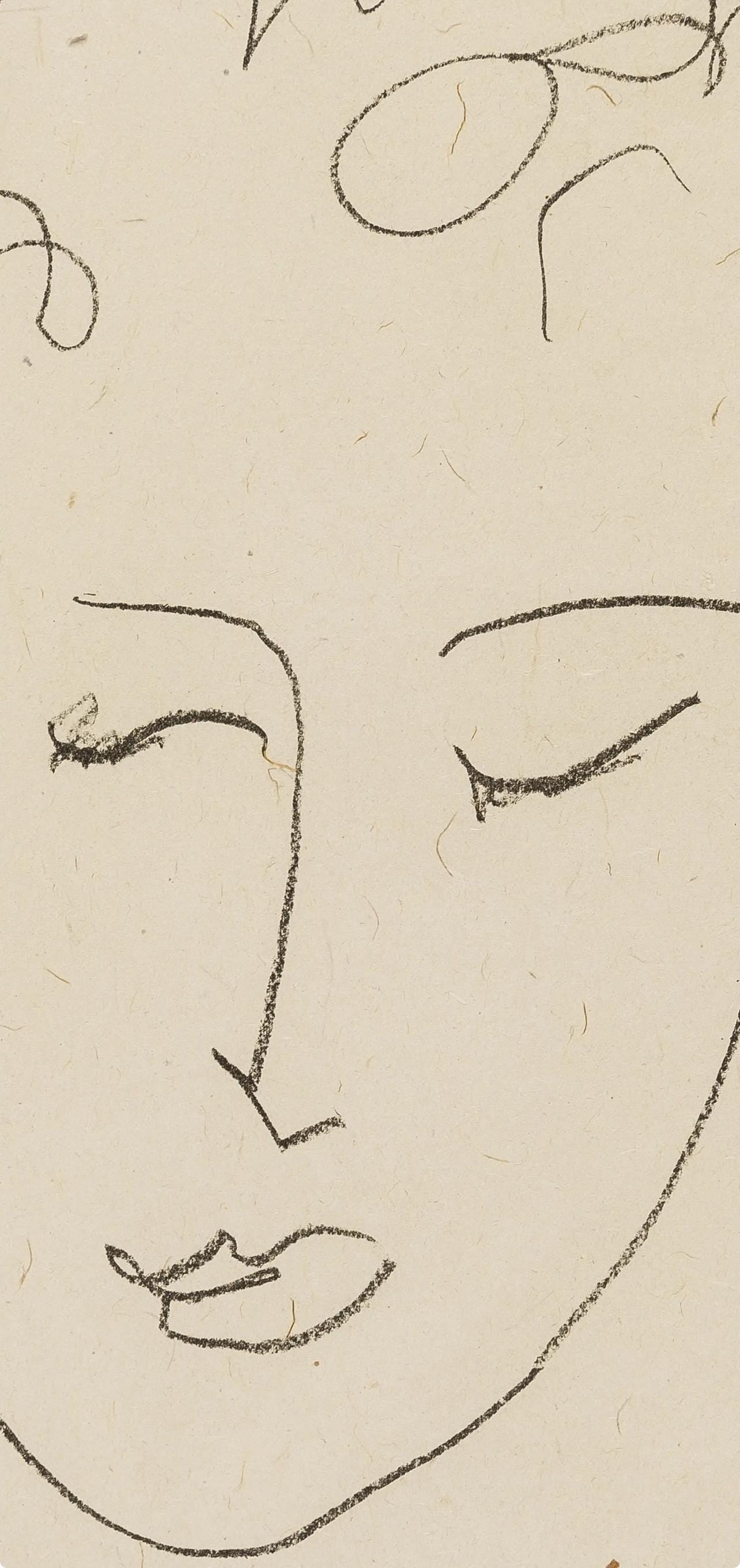 Henri Matisse, Tête de Femme (Duthuit 23), Pierres Levees, Poèmes, Limited Edition Lithograph