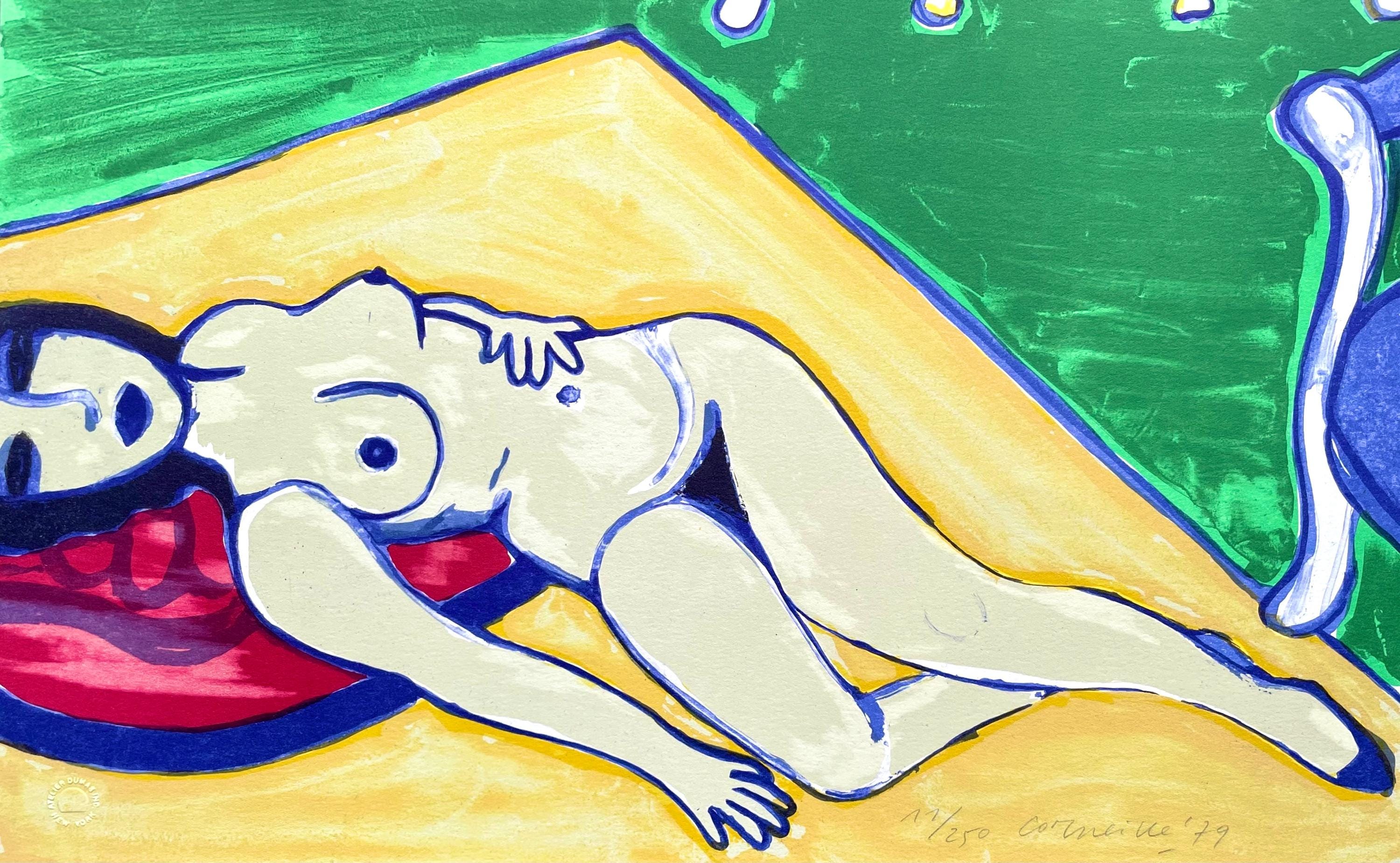 Guillaume Cornelis van Beverloo, Corneille, La Chambre En Luminance, Limited Edition Lithograph