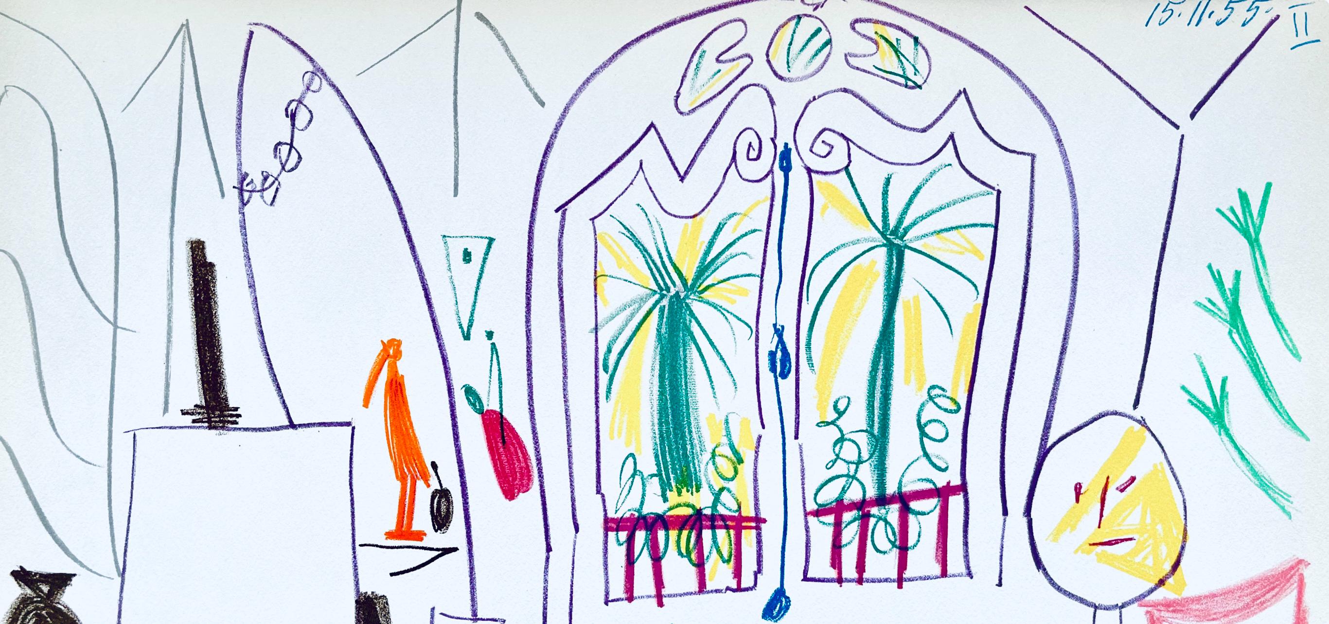 Pablo Picasso, Composition (Cramer 101), Carnet de la Californie, Limited Edition Lithograph