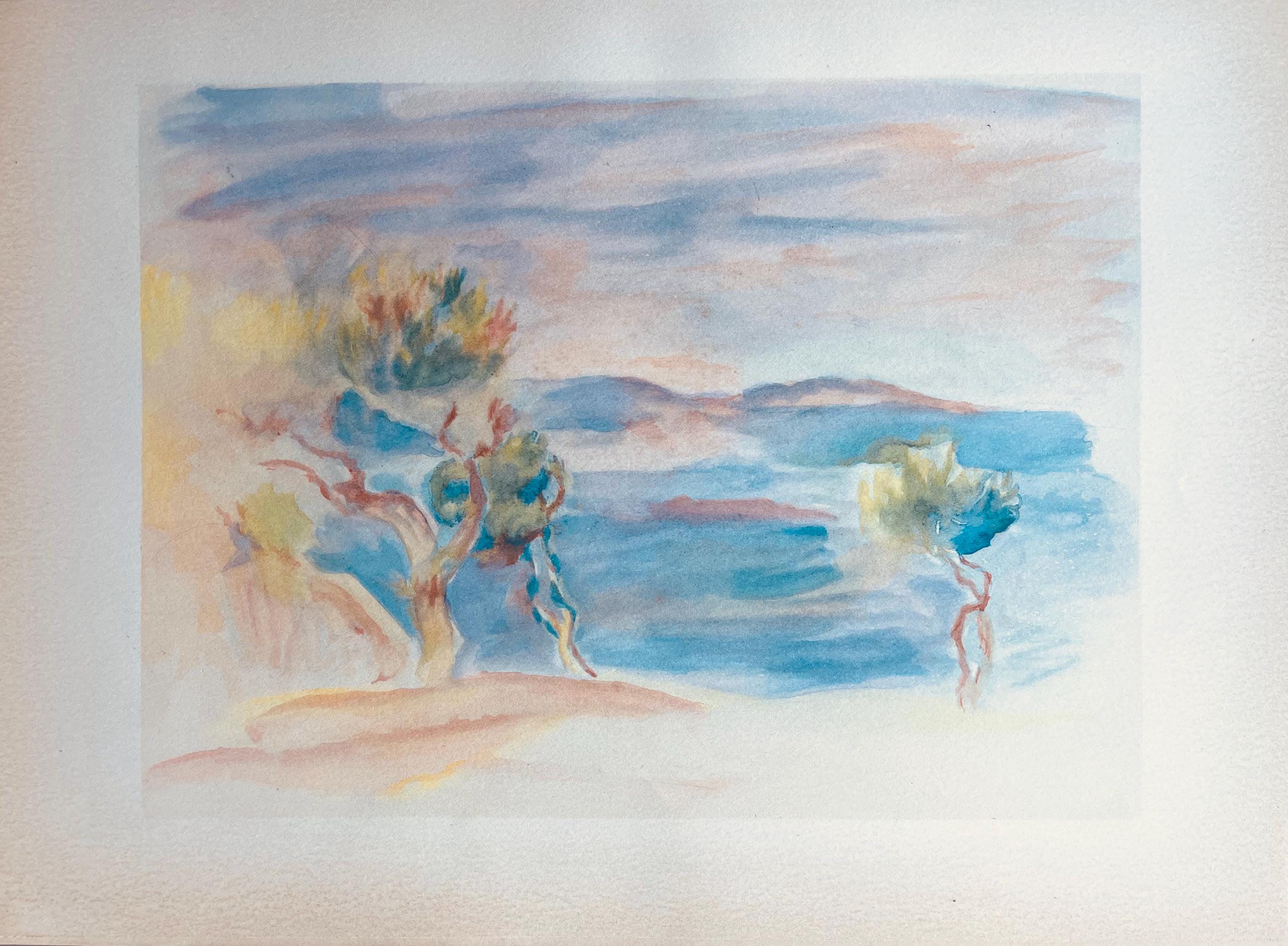 Pierre-Auguste Renoir, Composition, Seize Aquarelles et Sanguines de Renoir, Limited Edition Lithograph