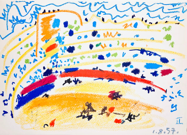 Pablo Picasso, Composition (Bloch 1276; Czwiklitzer 23), Toros y Toreros, Limited Edition Lithograph