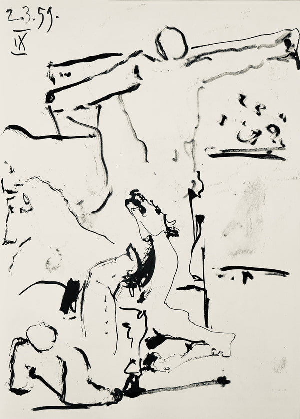 Pablo Picasso, Composition (Bloch 1276; Czwiklitzer 23), Toros y Toreros, Limited Edition Lithograph