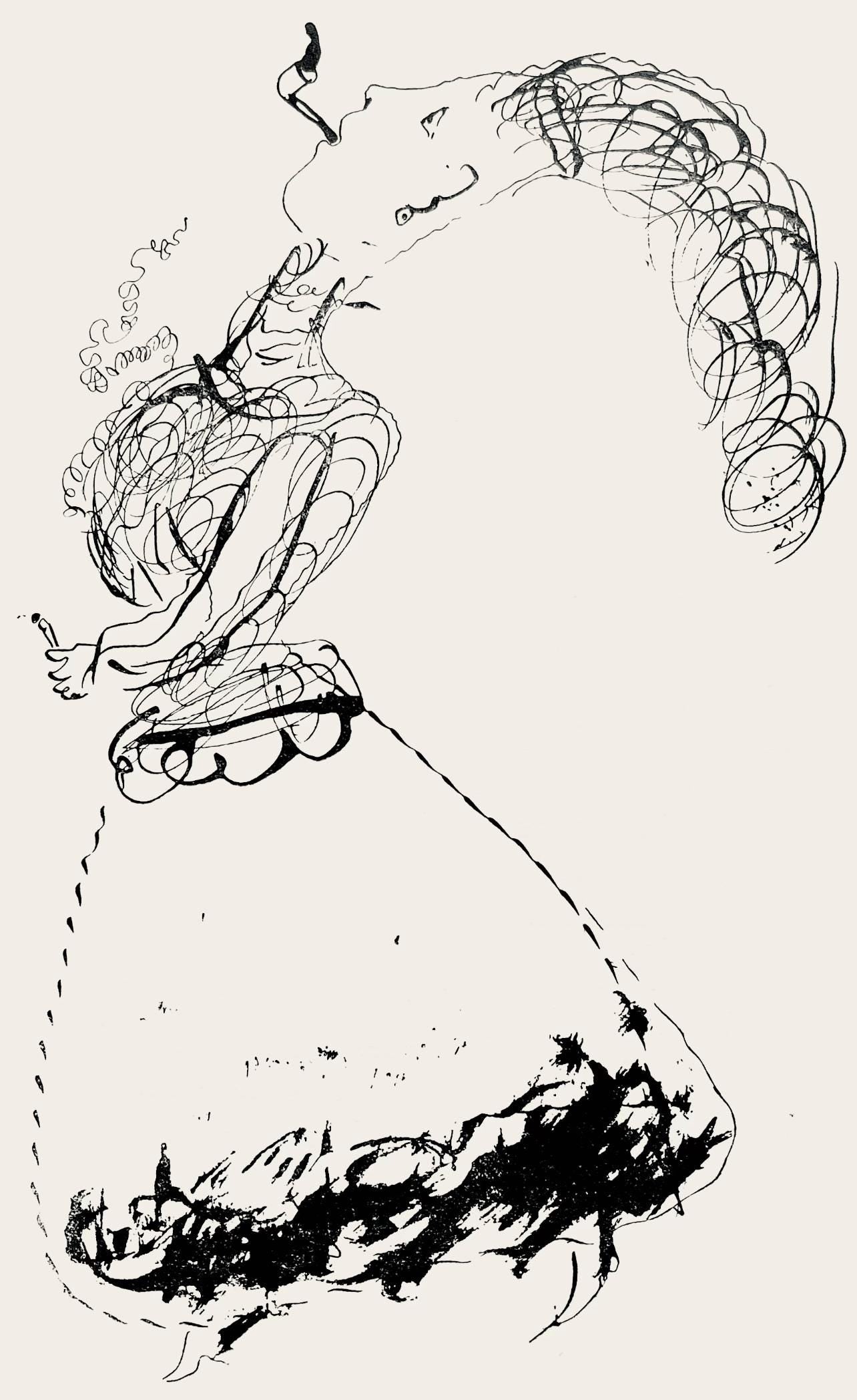 Marc Chagall, Composition, Suite Provinciale avec 92 dessins inédits de Marc Chagall, Limited Edition Lithograph