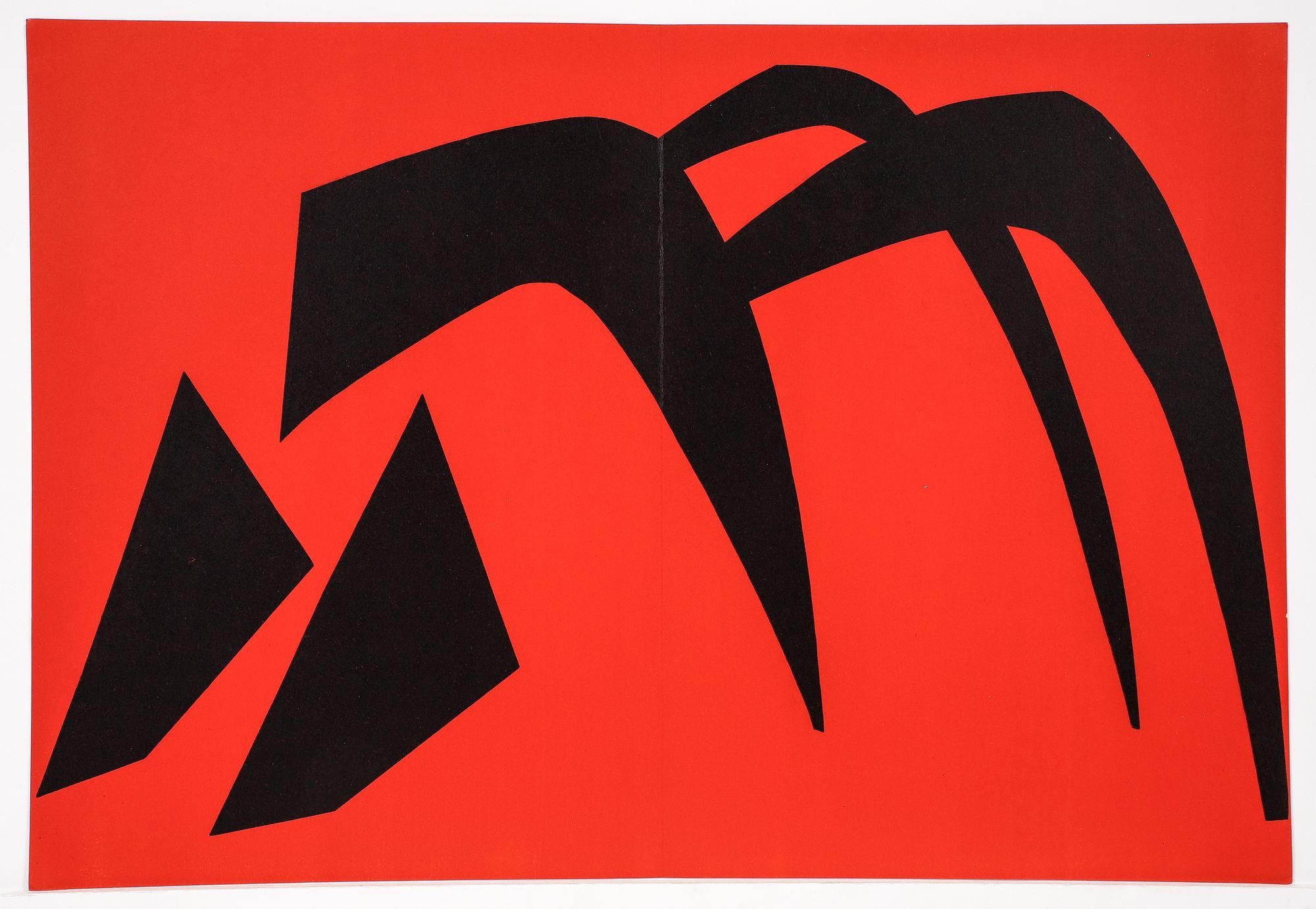 Alexander Calder, Composition, Derrière le miroir, Limited Edition Lithograph