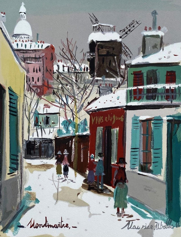 Maurice Utrillo, Composition, Les Peintres mes amis, Limited Edition Woodcut