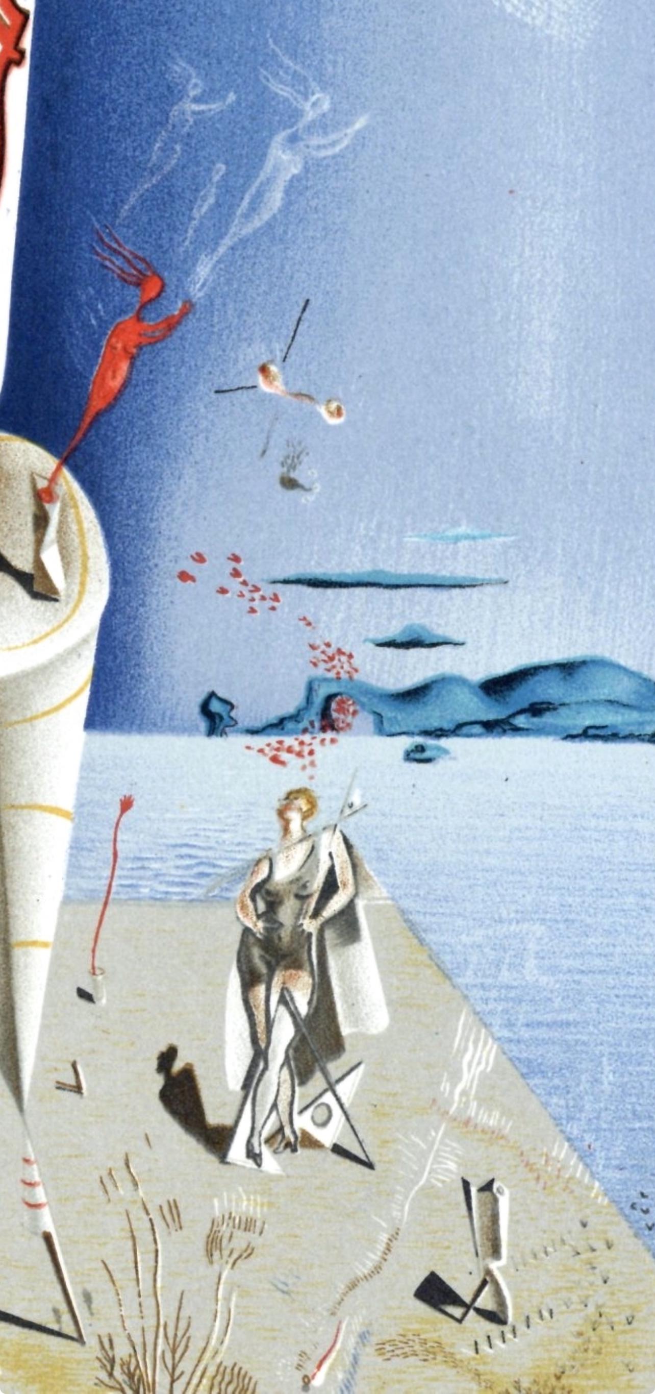 Salvador Dalí, Composition, XXe siècle, Limited Edition Lithograph