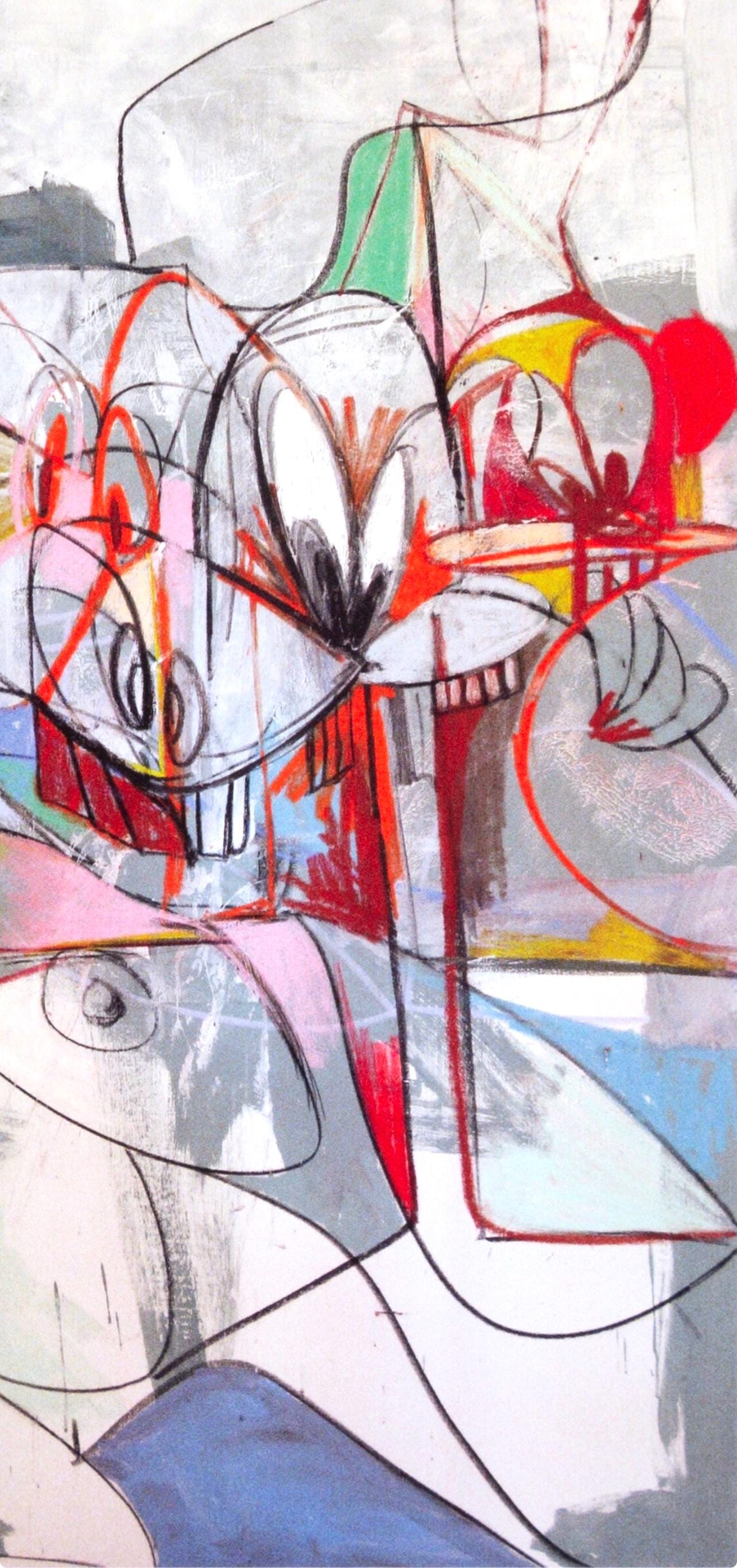 George Condo, Conversations, Drawing Paintings, Limited Edition Four Color Process Print