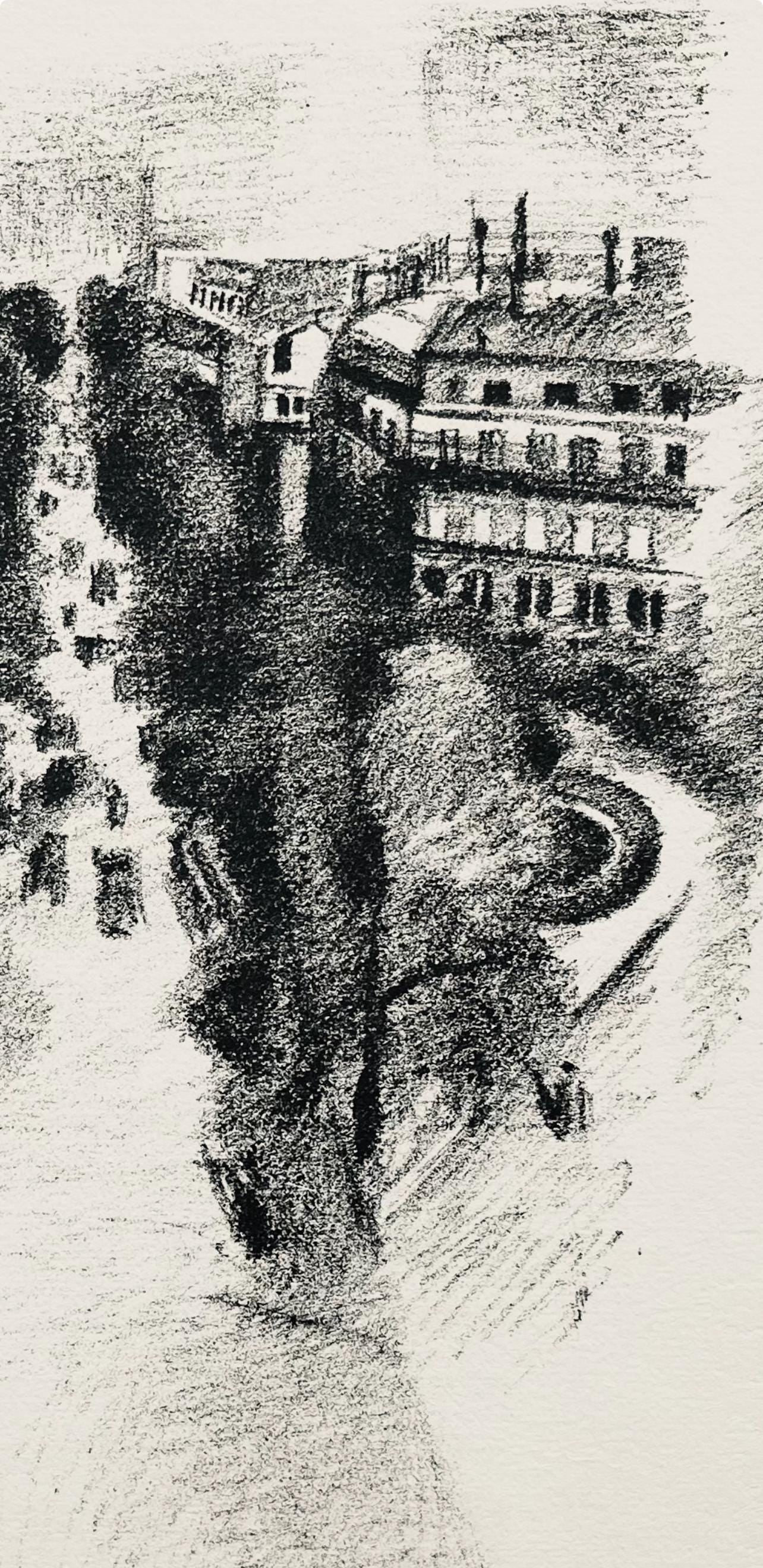 Robert Delaunay, La Madeleine et les Boulevard (Habasque 720-728), Allo! Paris!, Limited Edition Lithograph