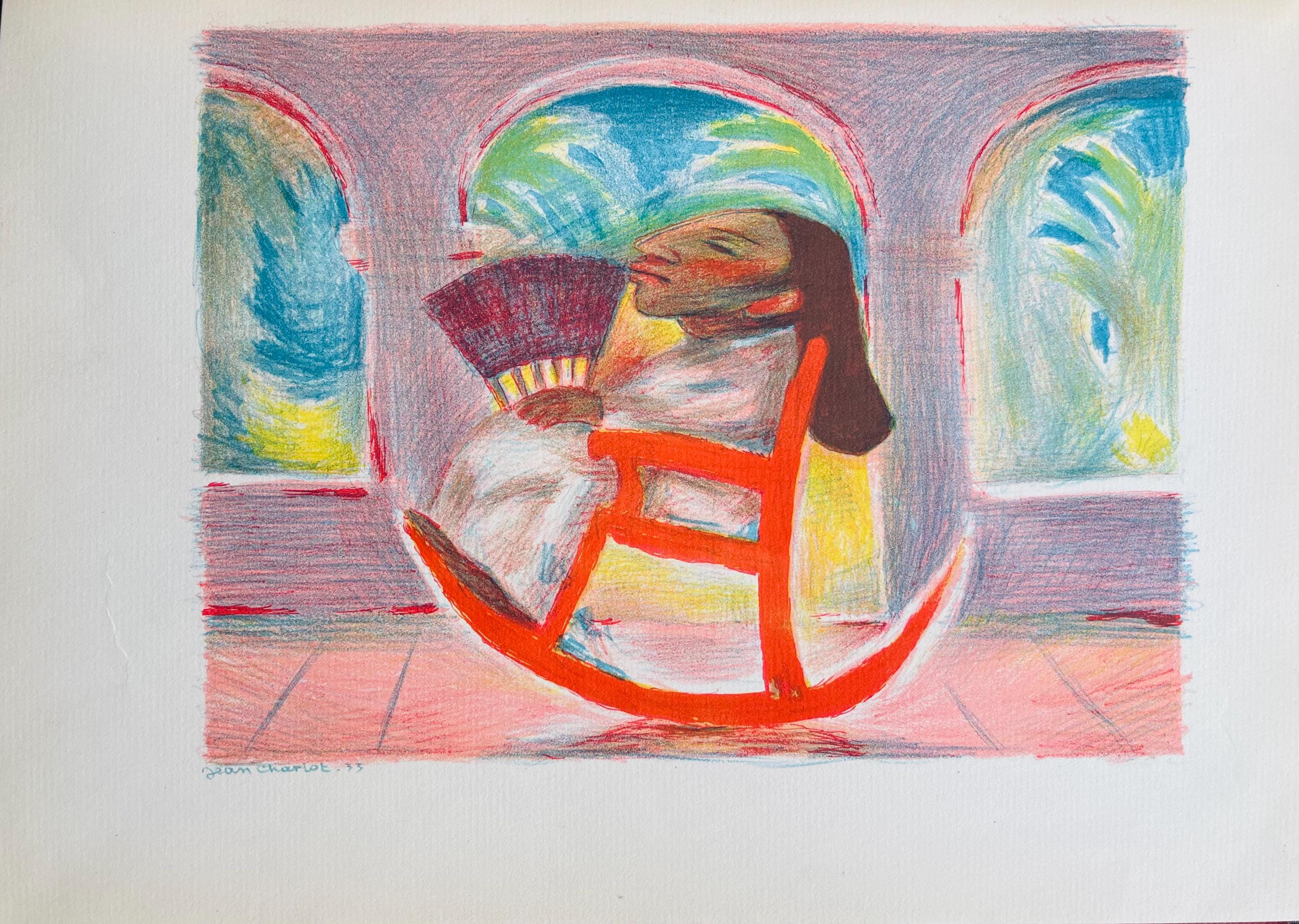 Jean Charlot, Composition, Limited Edition Lithograph
