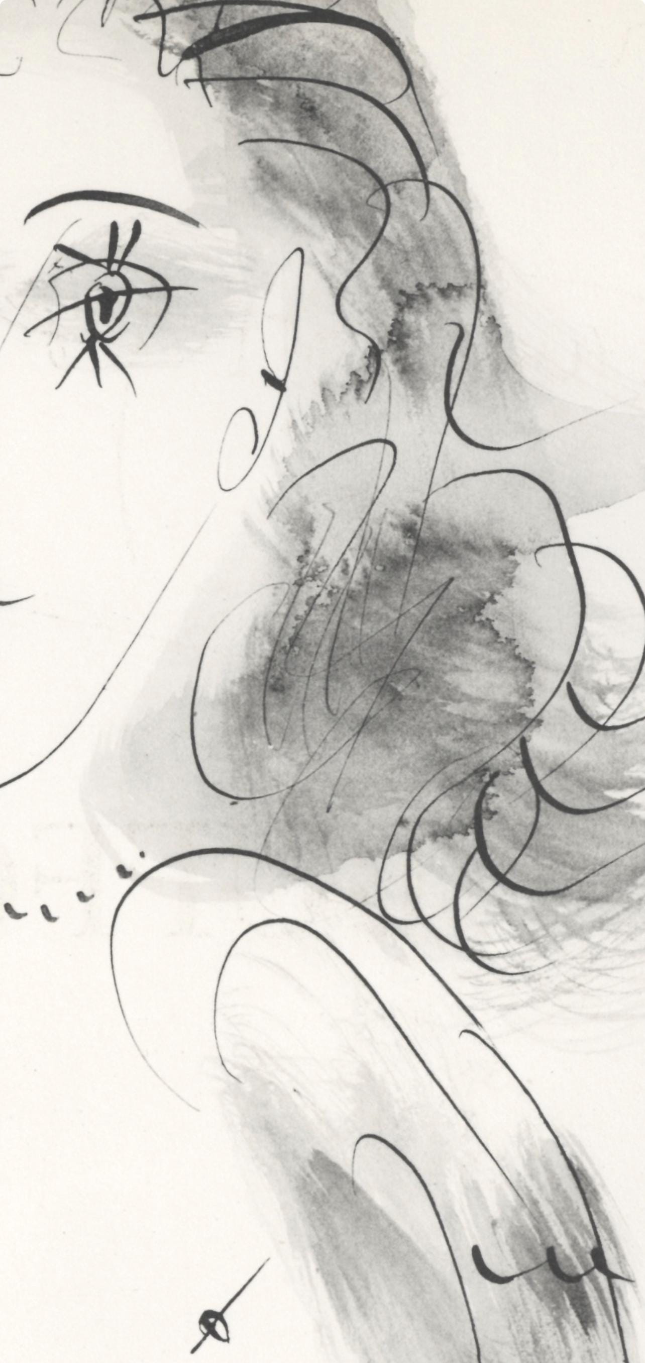 Pablo Picasso, Dora Maar (Cramer No. 84), 40 dessins de Picasso en marge du Buffon, Limited Edition Lithograph