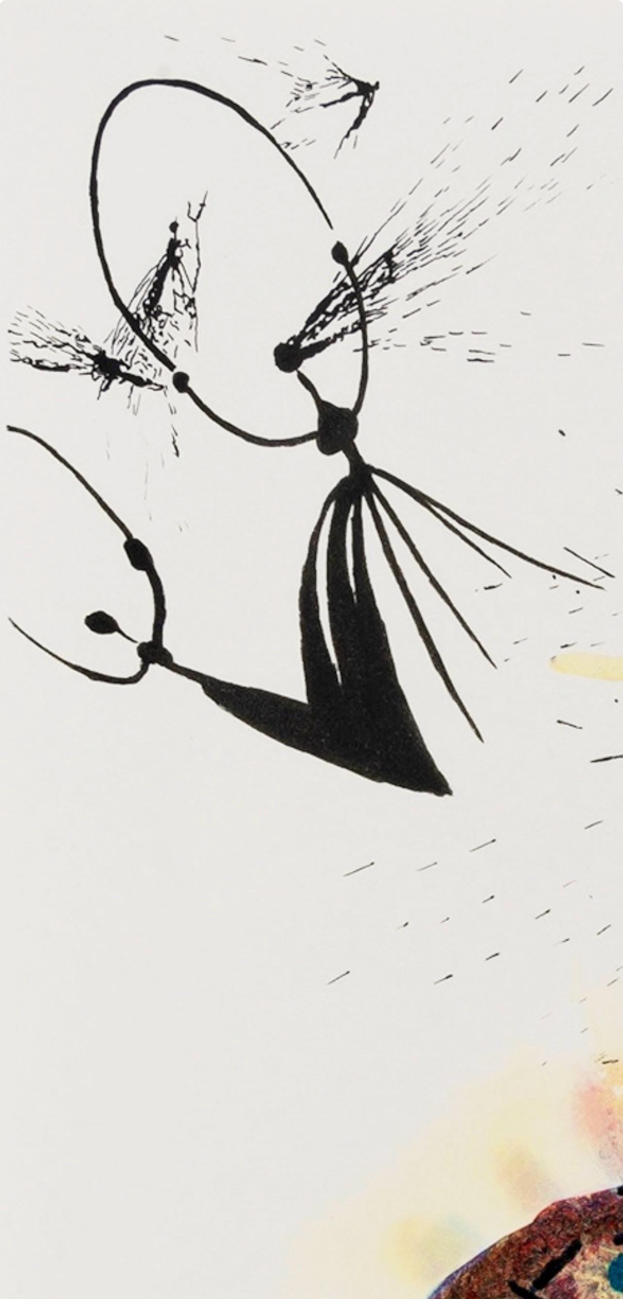 Salvador Dalí, Composition (Field 69-5, A-M), Alice's Adventures in Wonderland, Limited Edition Héliogravure