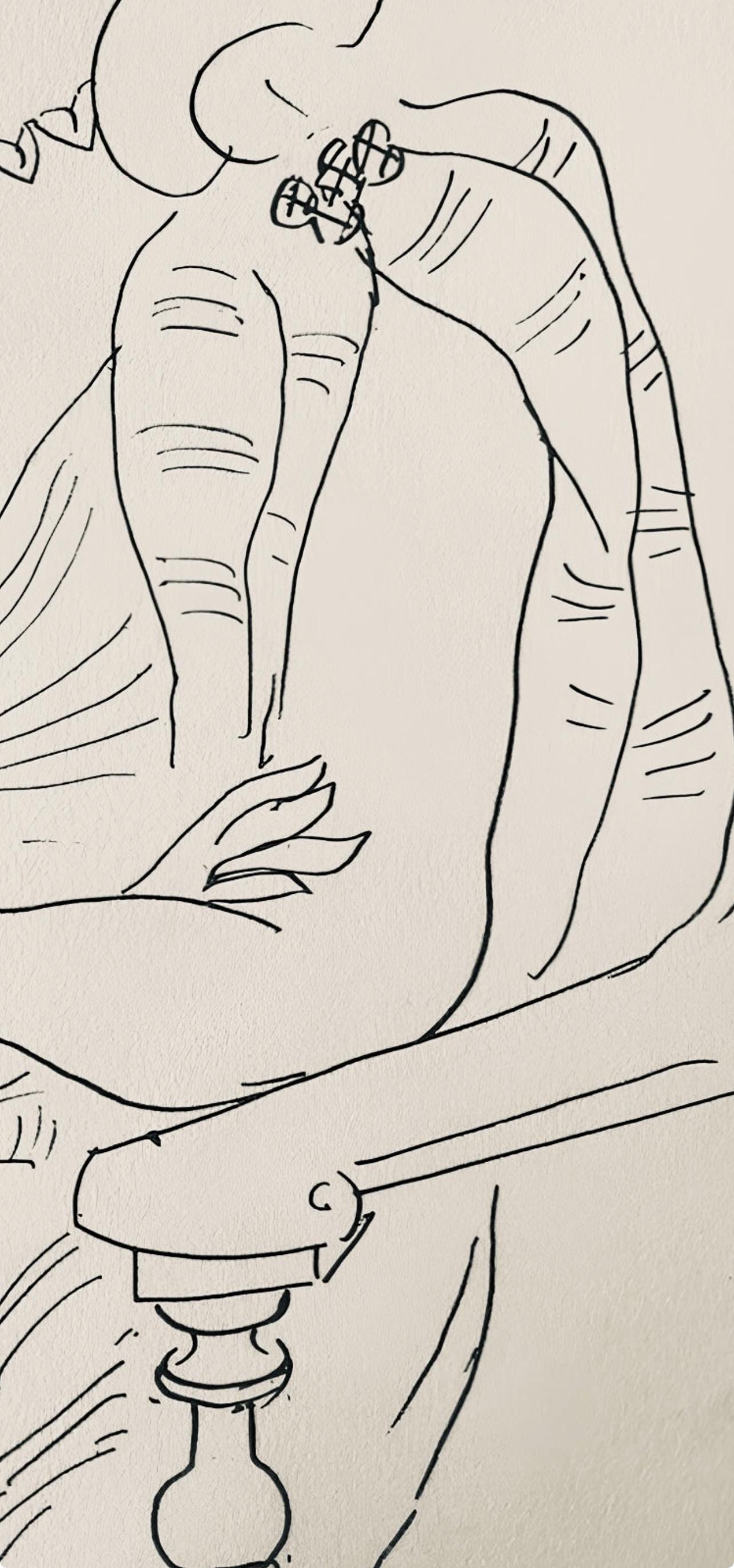 Henri Matisse, Composition, Dessins de Matisse, Hommage nº2, Limited Edition Lithograph