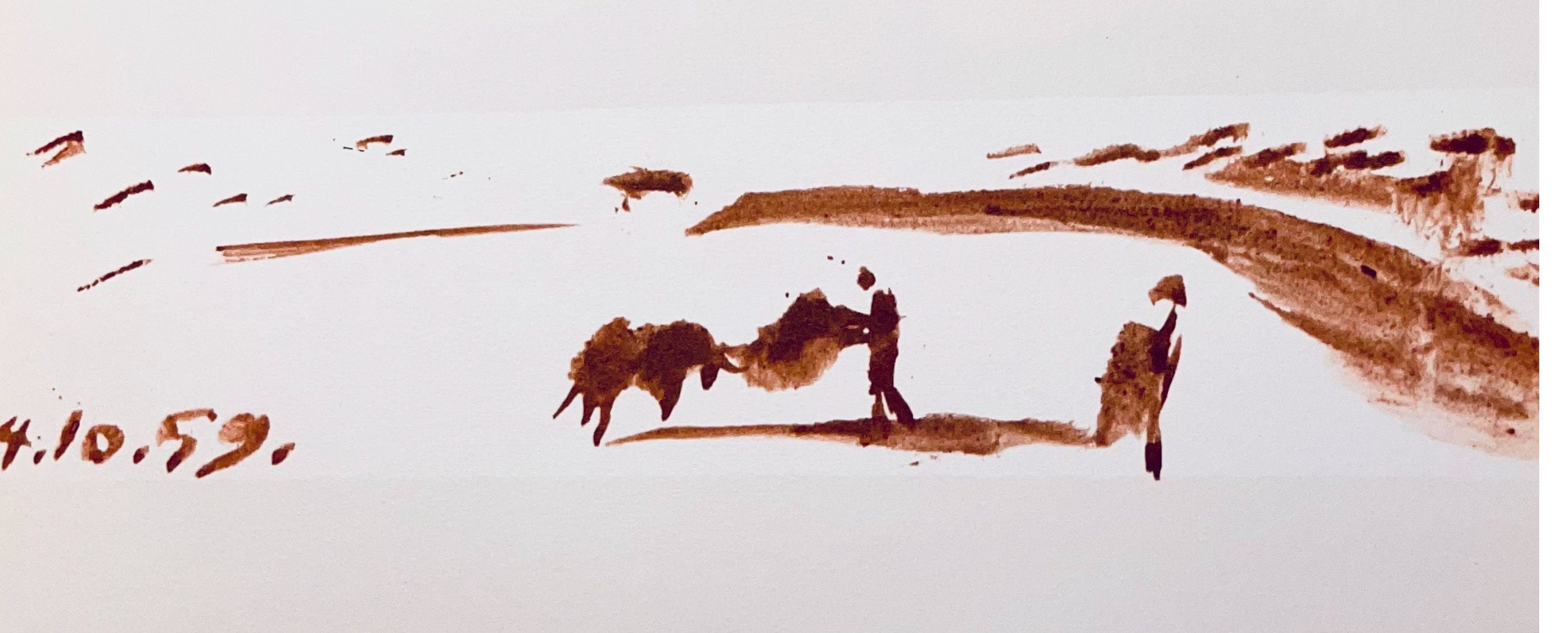 Pablo Picasso, Composition (Bloch 1276; Czwiklitzer 23), Toros y Toreros, Limited Edition Lithograph