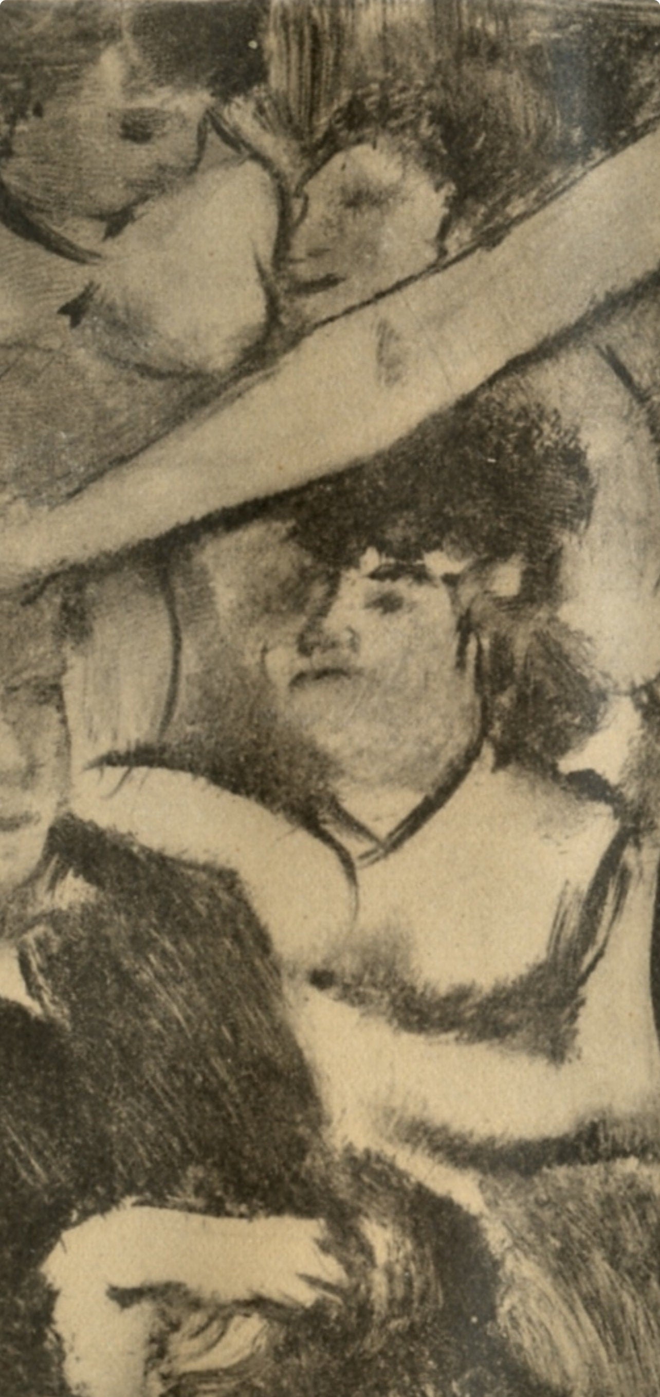Edgar Degas, Petite Fete de la Patronne, E. Degas Monotypes, Limited Edition Monotype