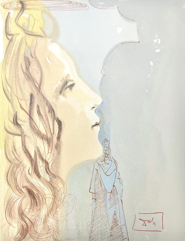 Salvador Dali, Paradies VIII (Field 189-200; Michler/Löpsinger 1039-1138), Die Göttliche Komödie, Signed, Limited Edition Woodcut