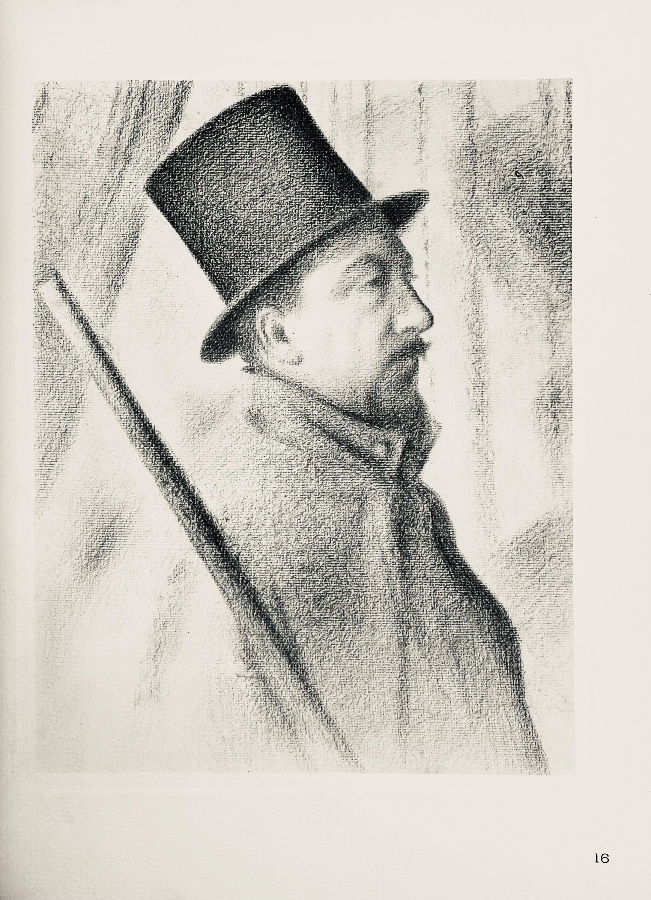 Georges Seurat, Portrait de Paul Signac, Seurat, Limited Edition Lithograph