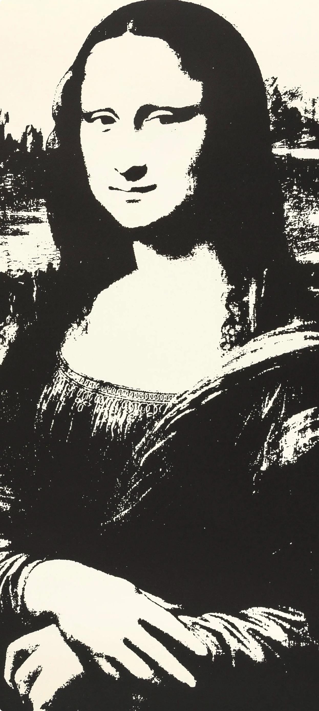 Andy Warhol, Mona Lisa (after Leonardo da Vinci), Official Limited Edition, Sunday B. Morning, Silkscreen