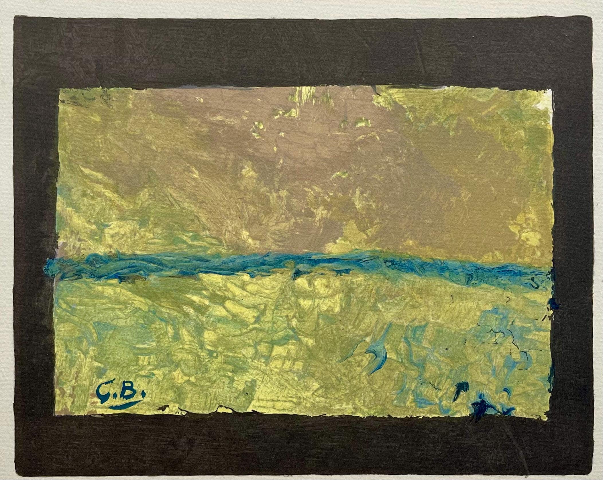 Georges Braque, Les champs, Varengeville, Limited Edition Lithograph