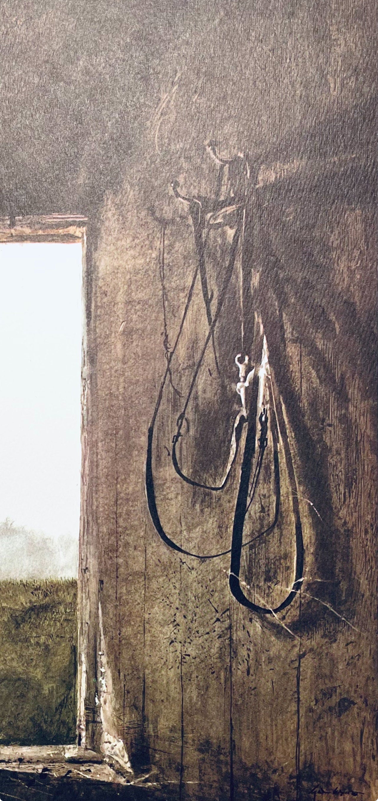 Andrew Wyeth, Burning Off, The Four Seasons, Limited Edition Lithograph