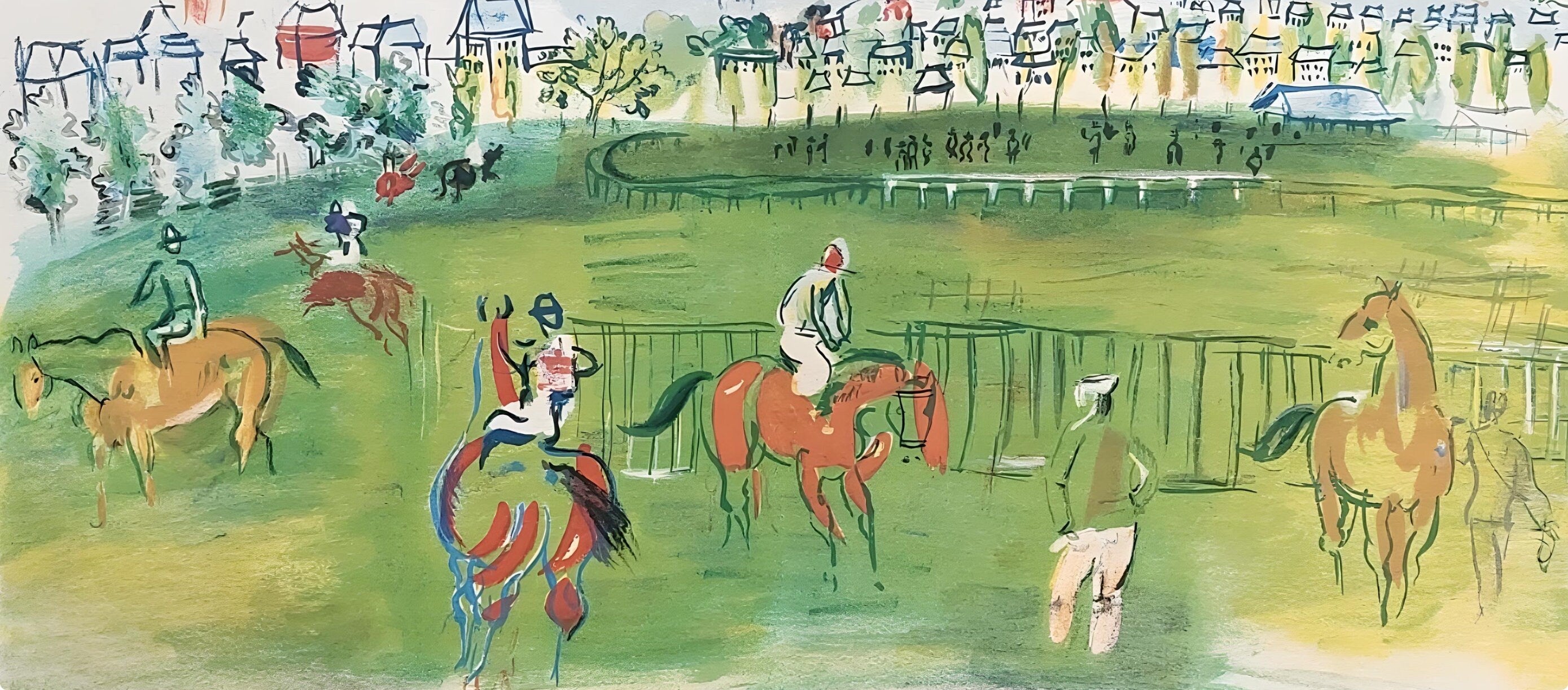 Raoul Dufy, Composition, Les Côtes Normandes, Limited Edition Lithograph